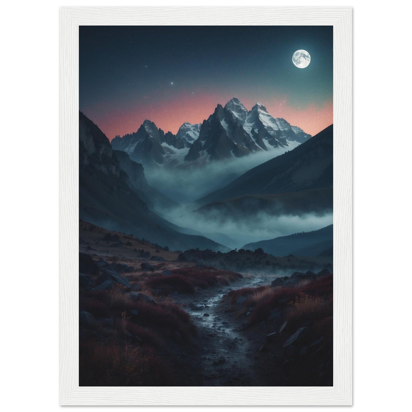 Premium Matte Paper Wooden Framed Poster