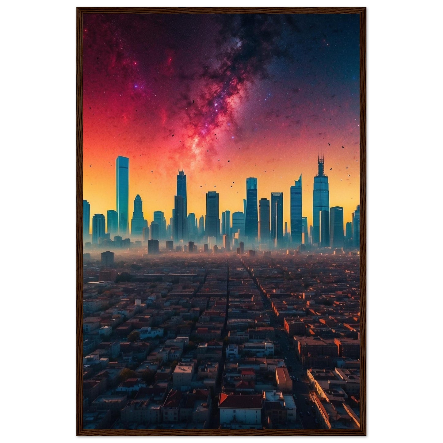 Premium Matte Paper Wooden Framed Poster