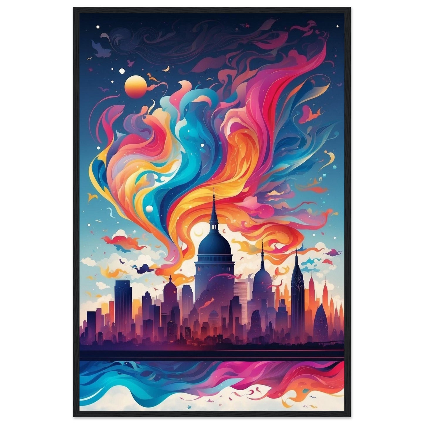 Premium Matte Paper Wooden Framed Poster