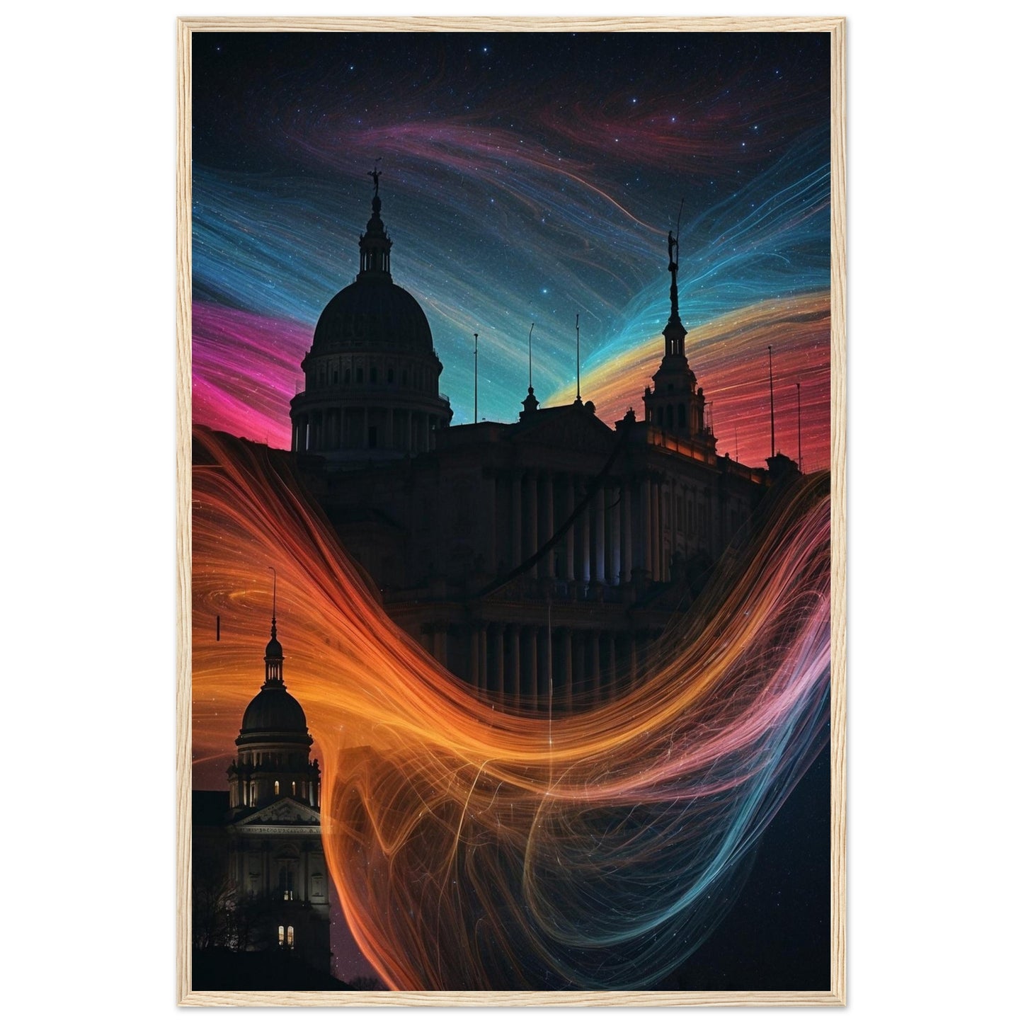 Premium Matte Paper Wooden Framed Poster