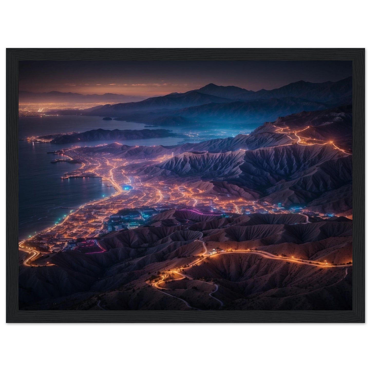 Premium Matte Paper Wooden Framed Poster
