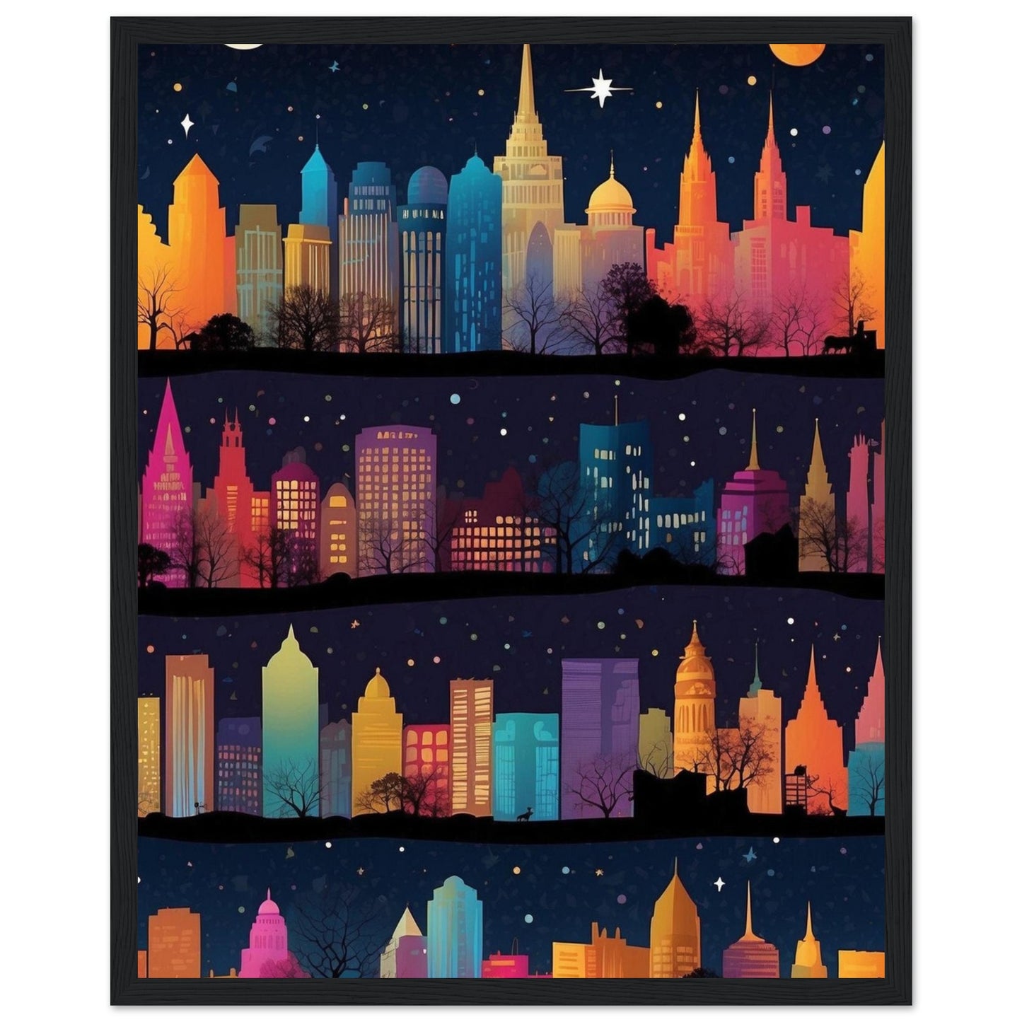 Premium Matte Paper Wooden Framed Poster