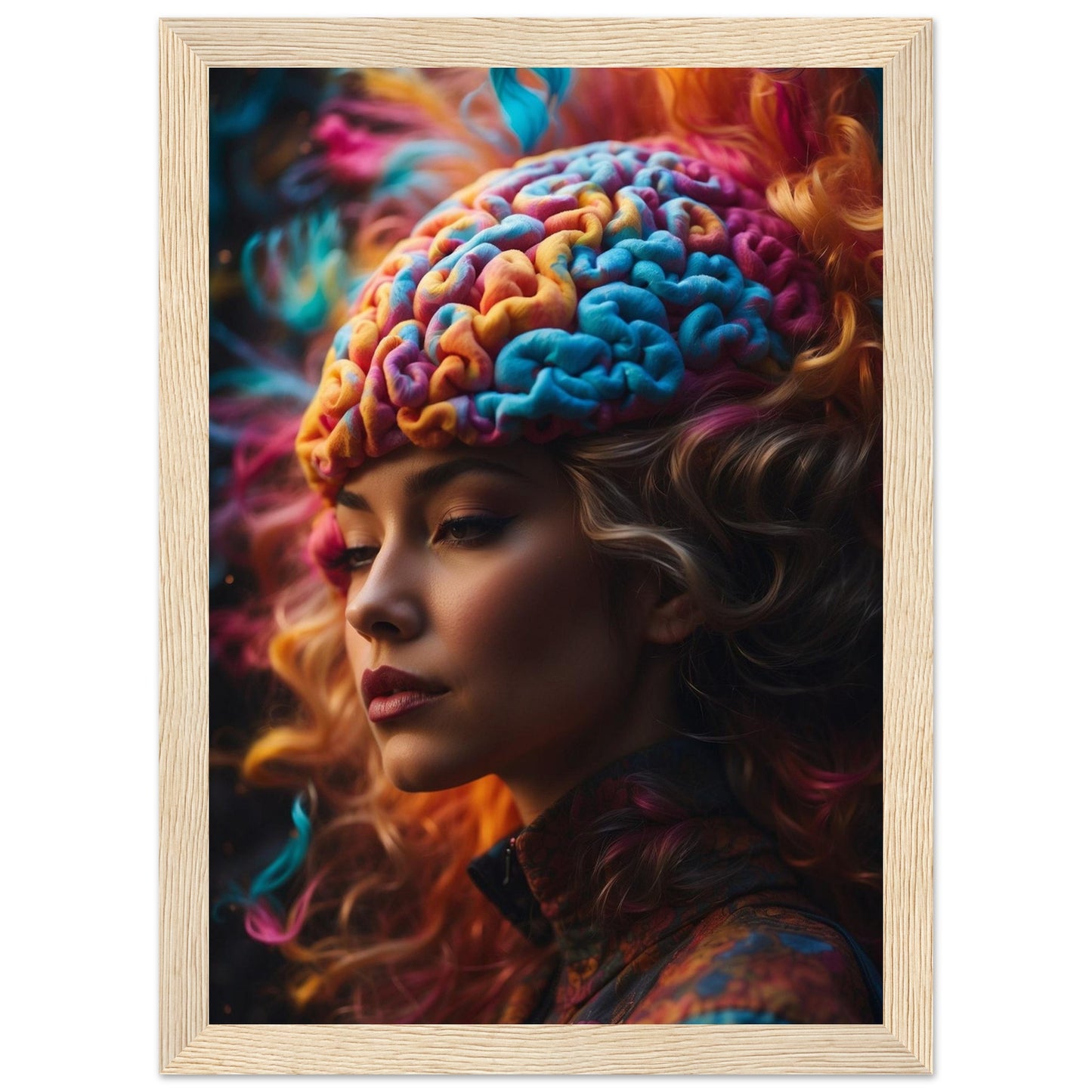Premium Matte Paper Wooden Framed Poster