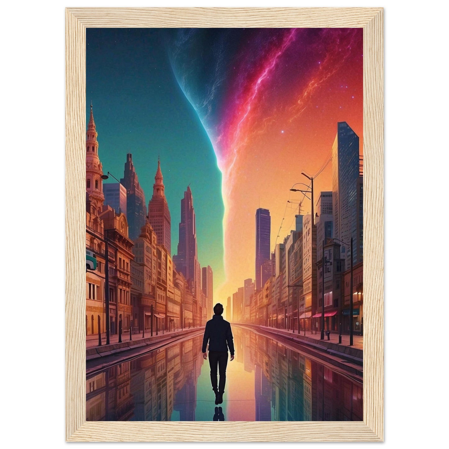 Premium Matte Paper Wooden Framed Poster