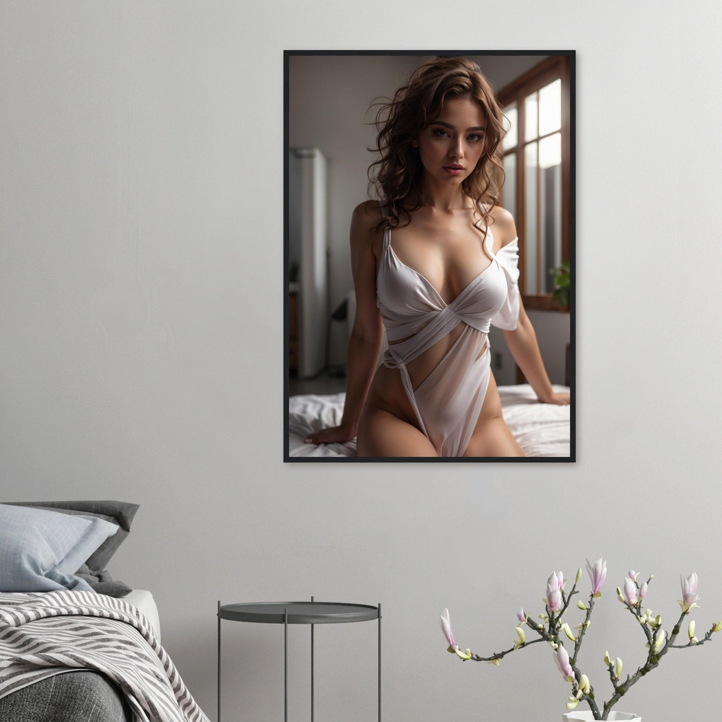Premium Matte Paper Wooden Framed Poster