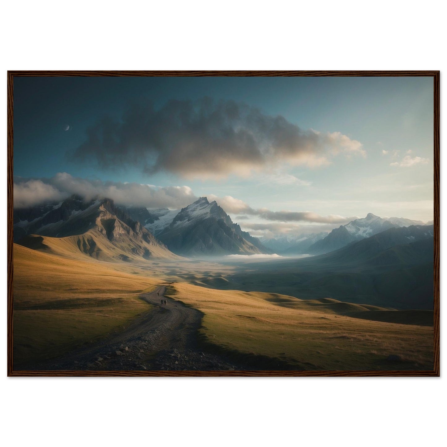Premium Matte Paper Wooden Framed Poster
