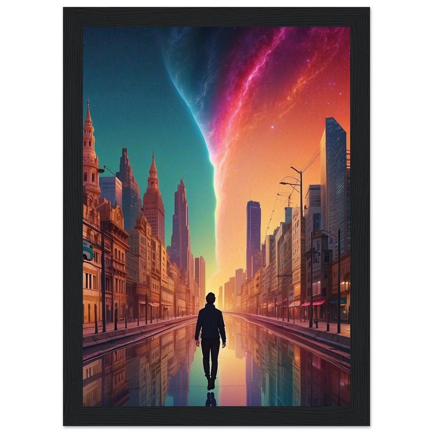 Premium Matte Paper Wooden Framed Poster