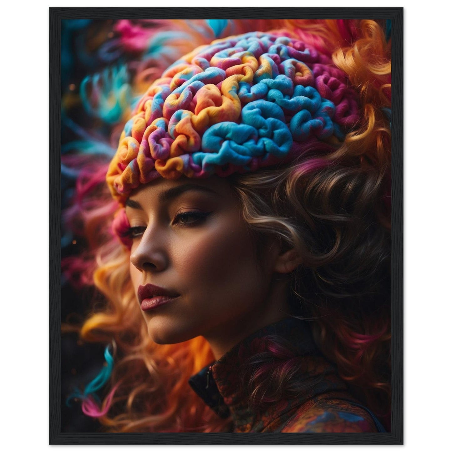 Premium Matte Paper Wooden Framed Poster