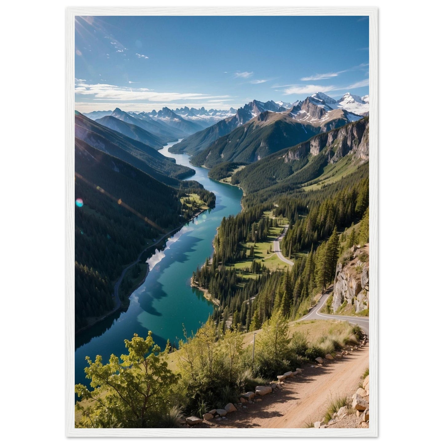 Premium Matte Paper Wooden Framed Poster