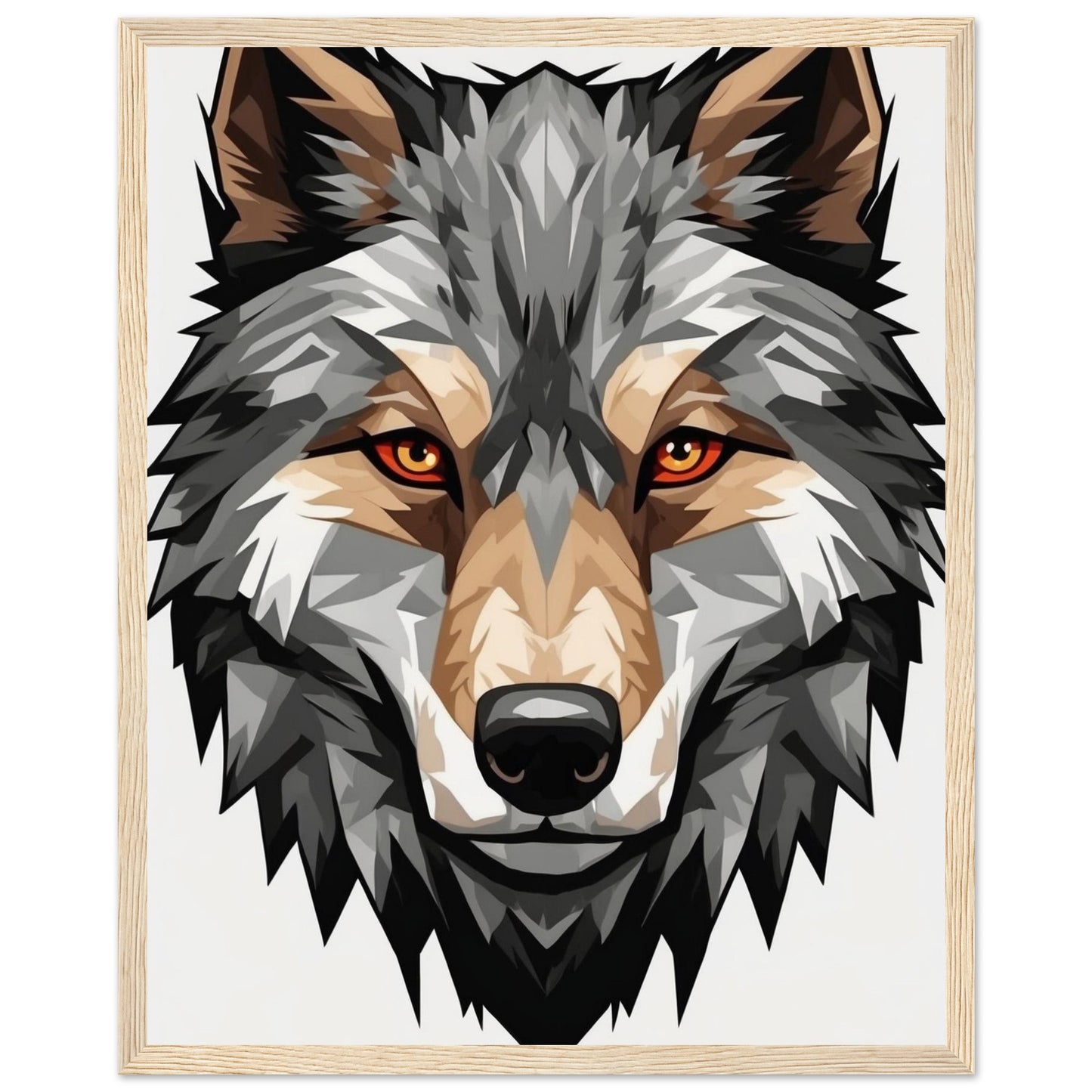 Premium Matte Paper Wooden Framed Poster