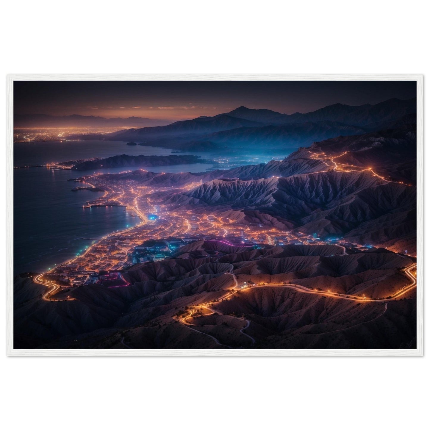 Premium Matte Paper Wooden Framed Poster