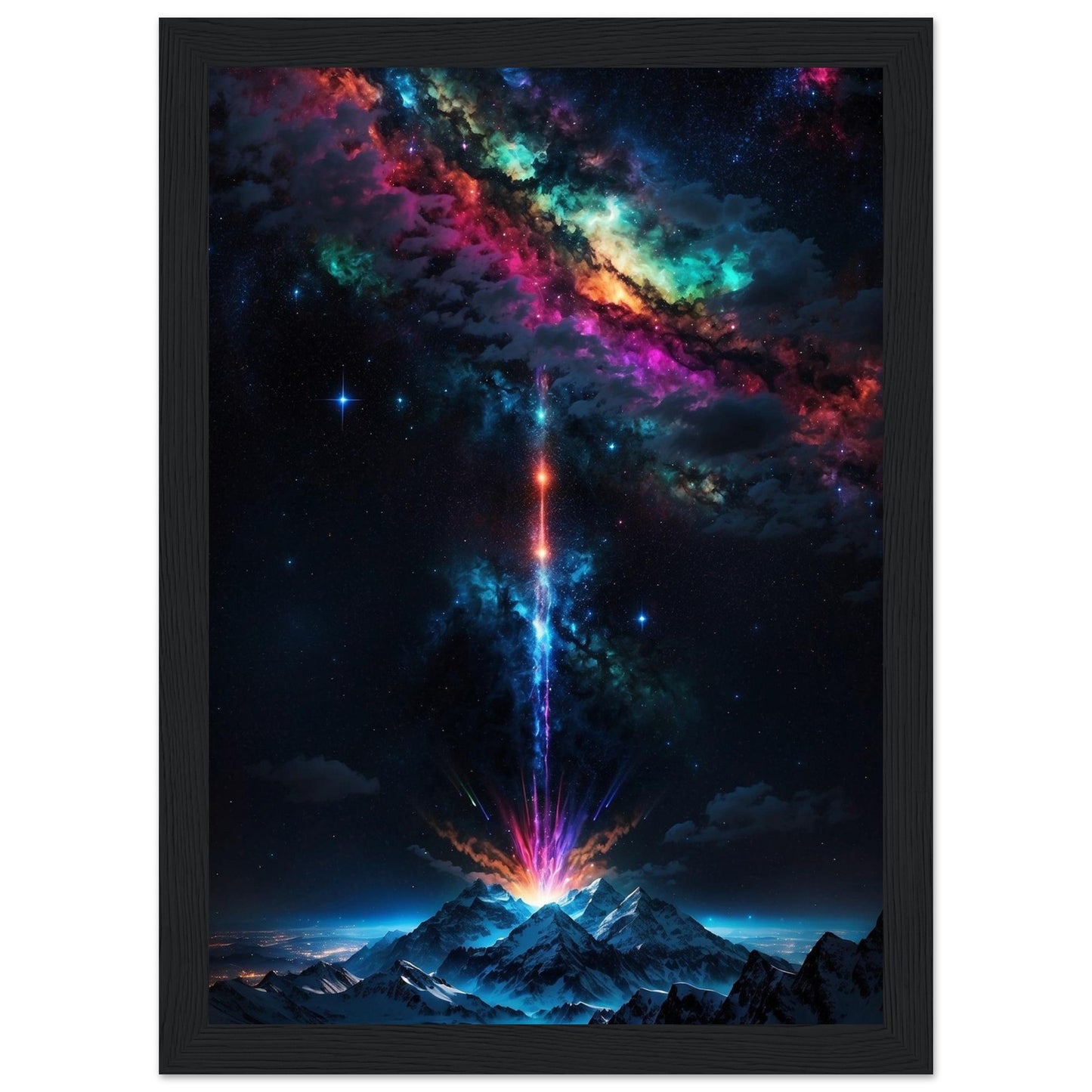 Premium Matte Paper Wooden Framed Poster