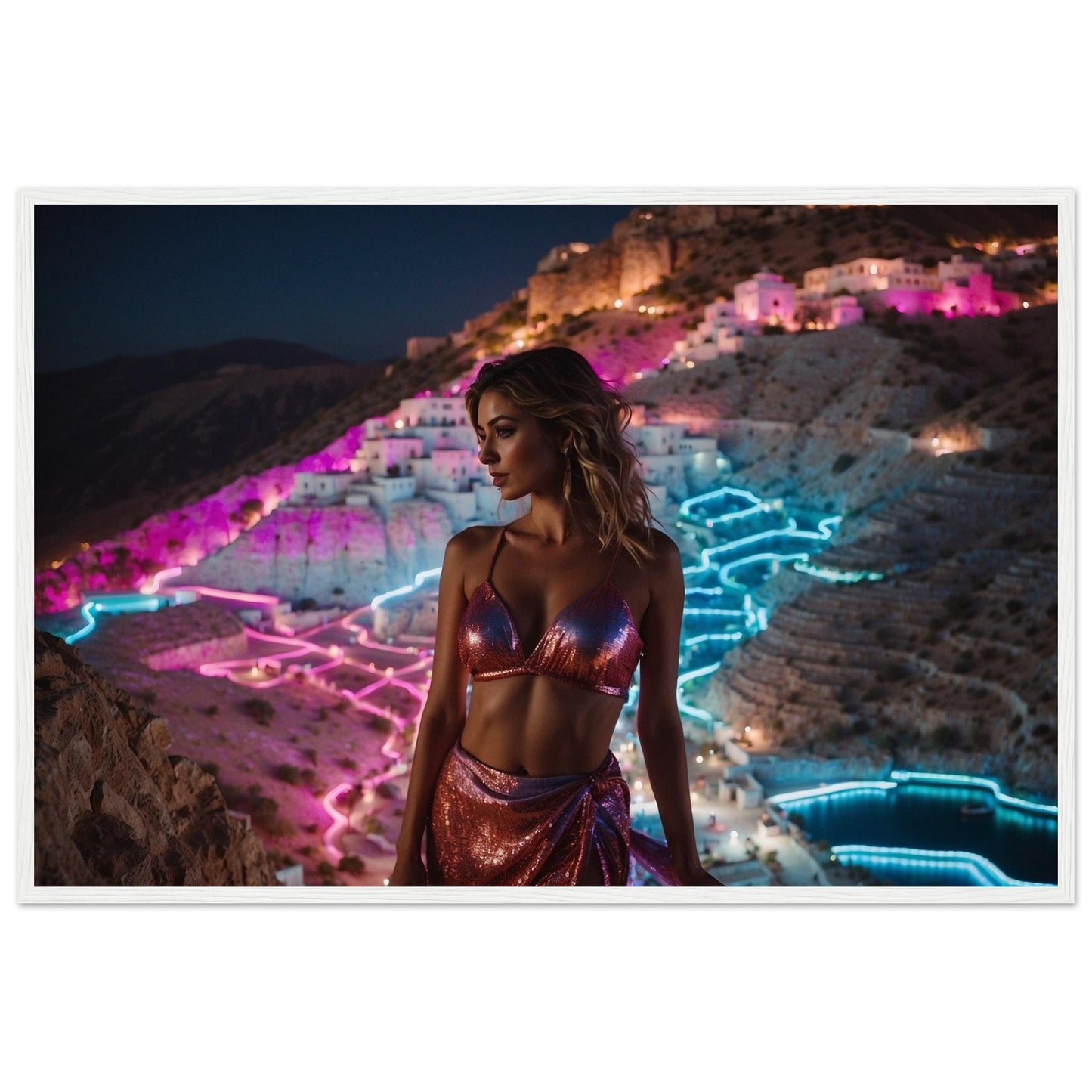 Premium Matte Paper Wooden Framed Poster