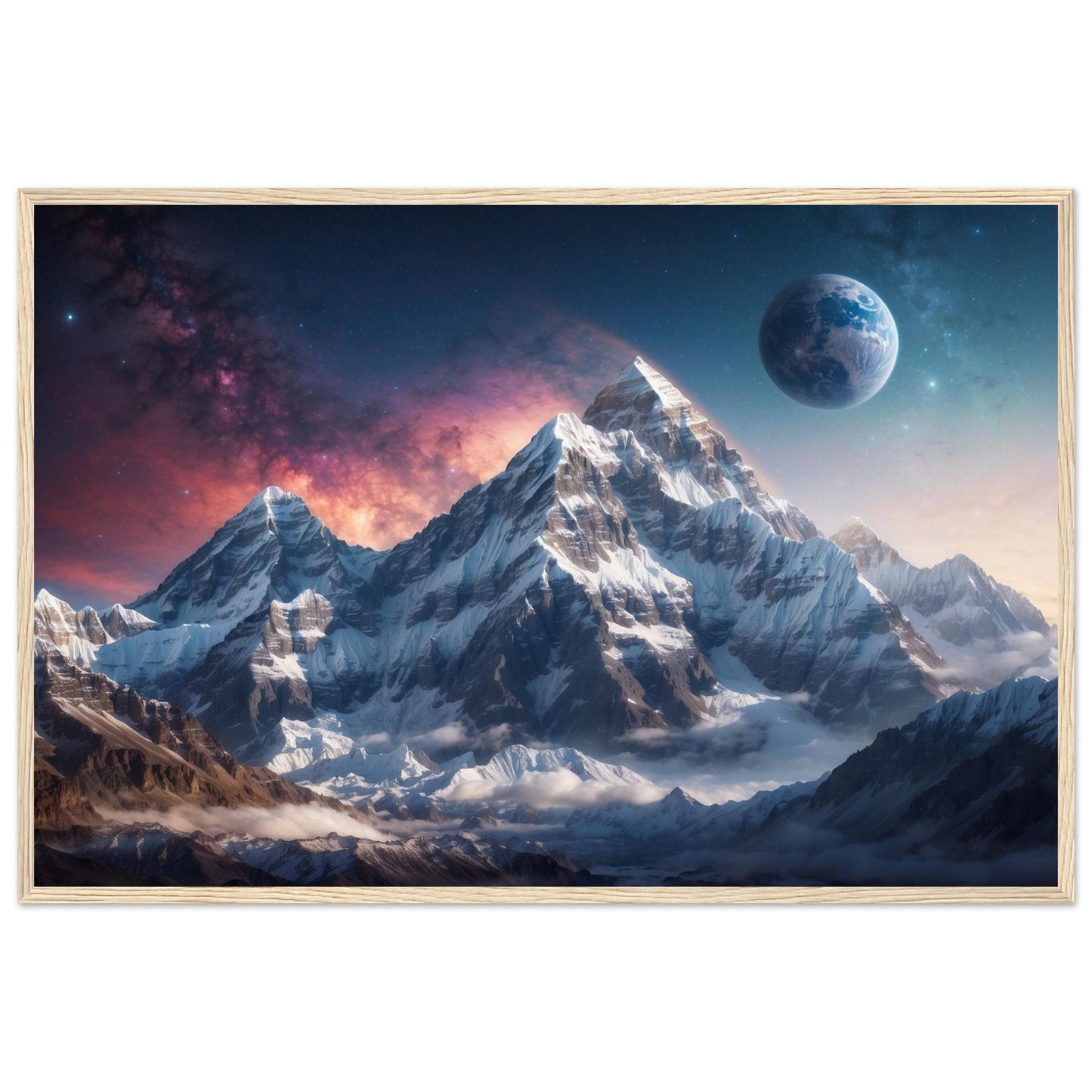 Premium Matte Paper Wooden Framed Poster