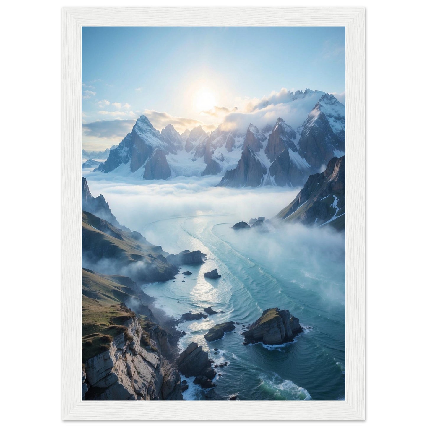 Premium Matte Paper Wooden Framed Poster