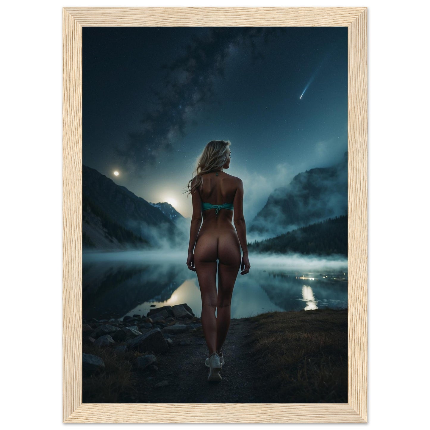 Premium Matte Paper Wooden Framed Poster
