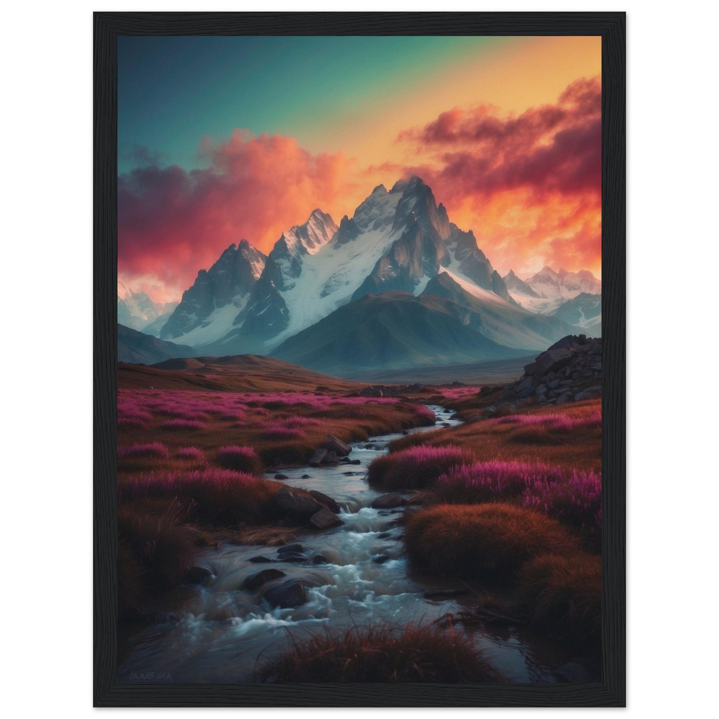 Premium Matte Paper Wooden Framed Poster