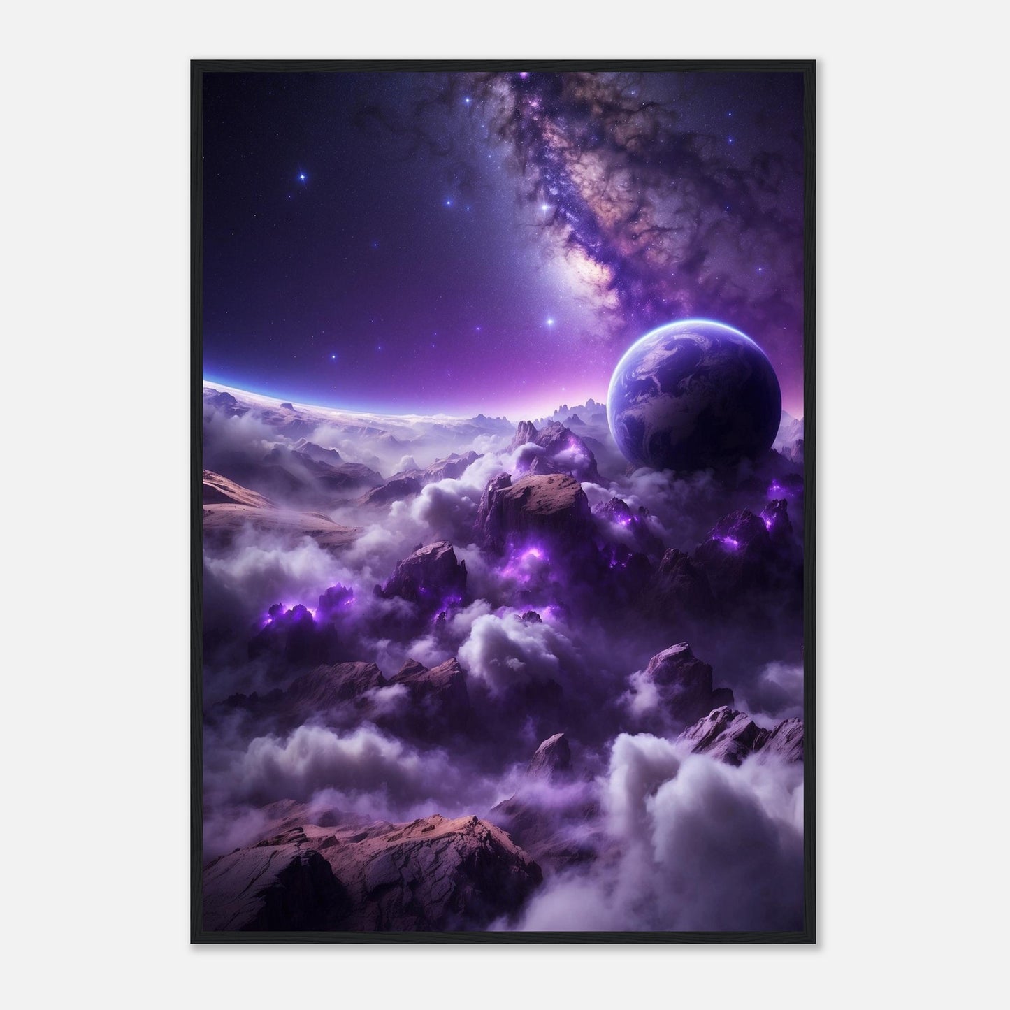 Premium Matte Paper Wooden Framed Poster