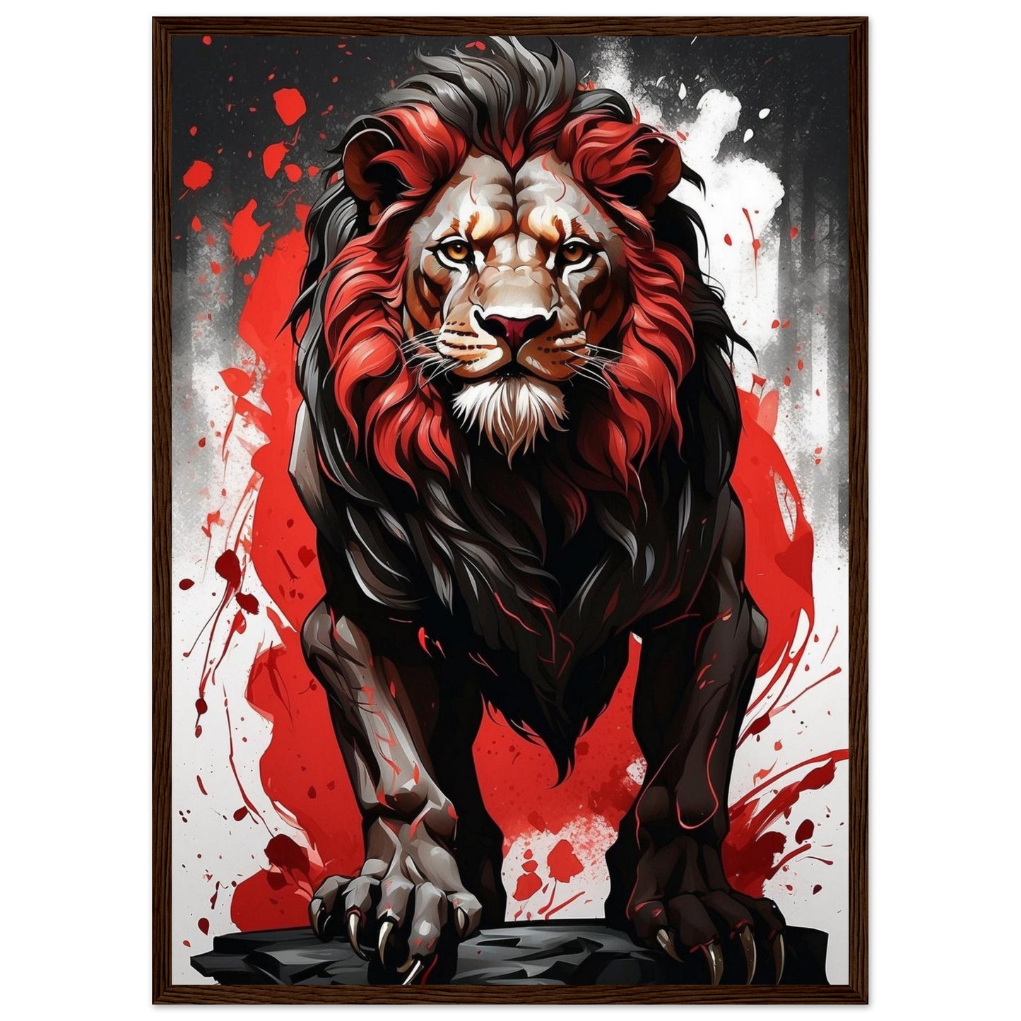 Premium Matte Paper Wooden Framed Poster