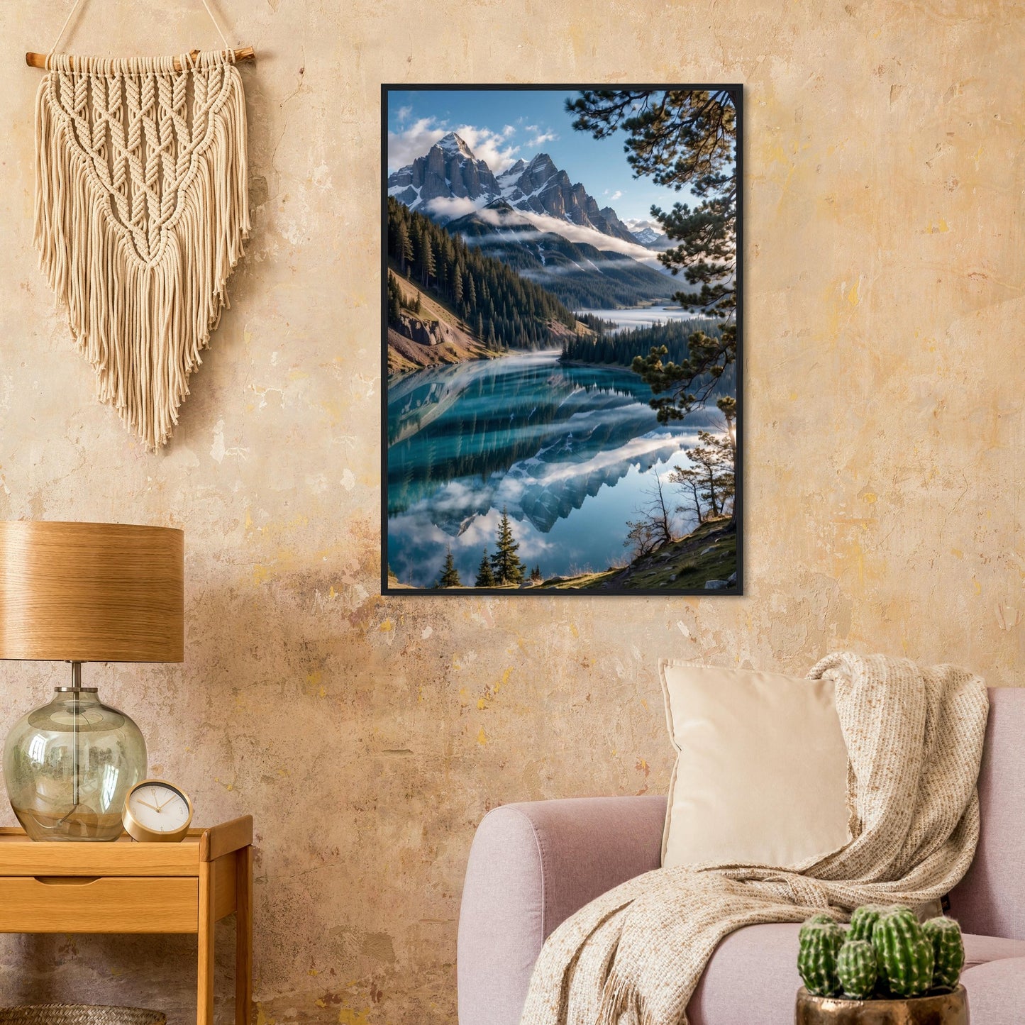 Premium Matte Paper Wooden Framed Poster