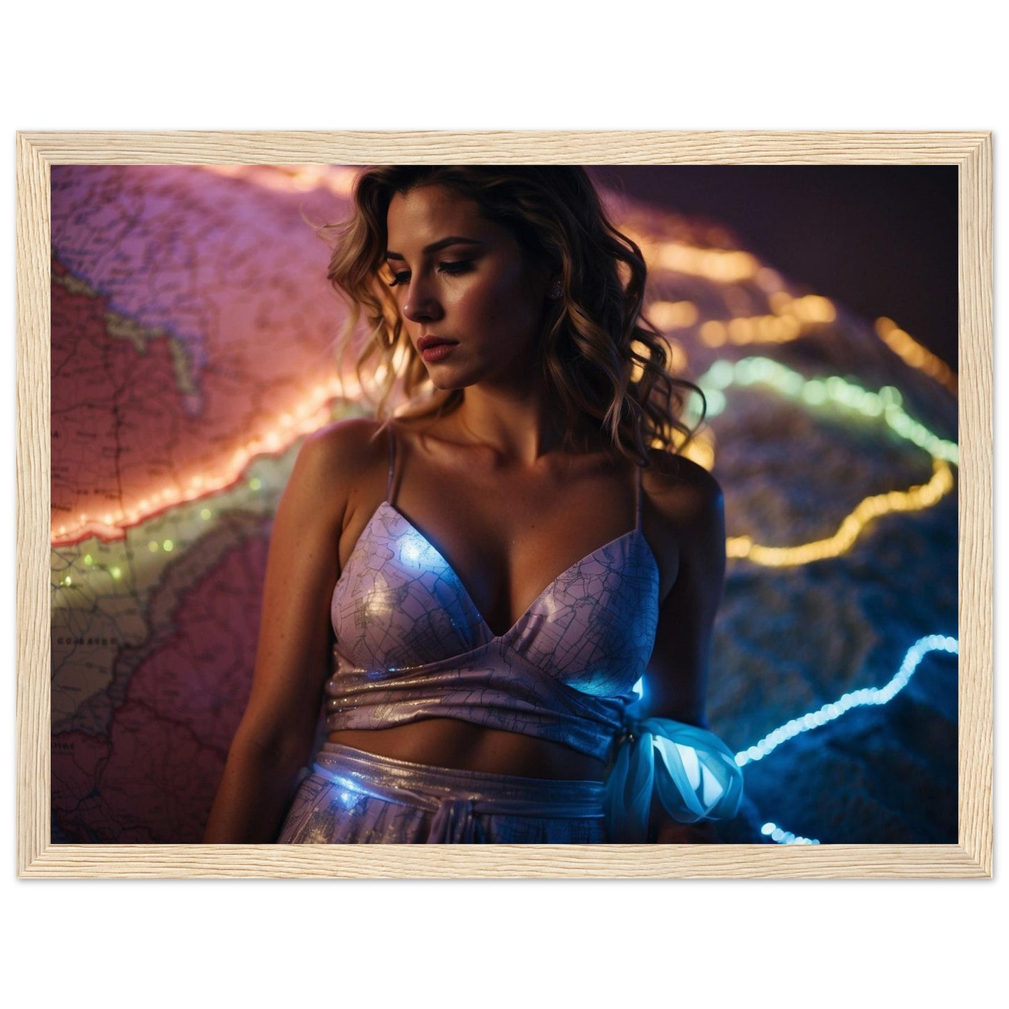 Premium Matte Paper Wooden Framed Poster