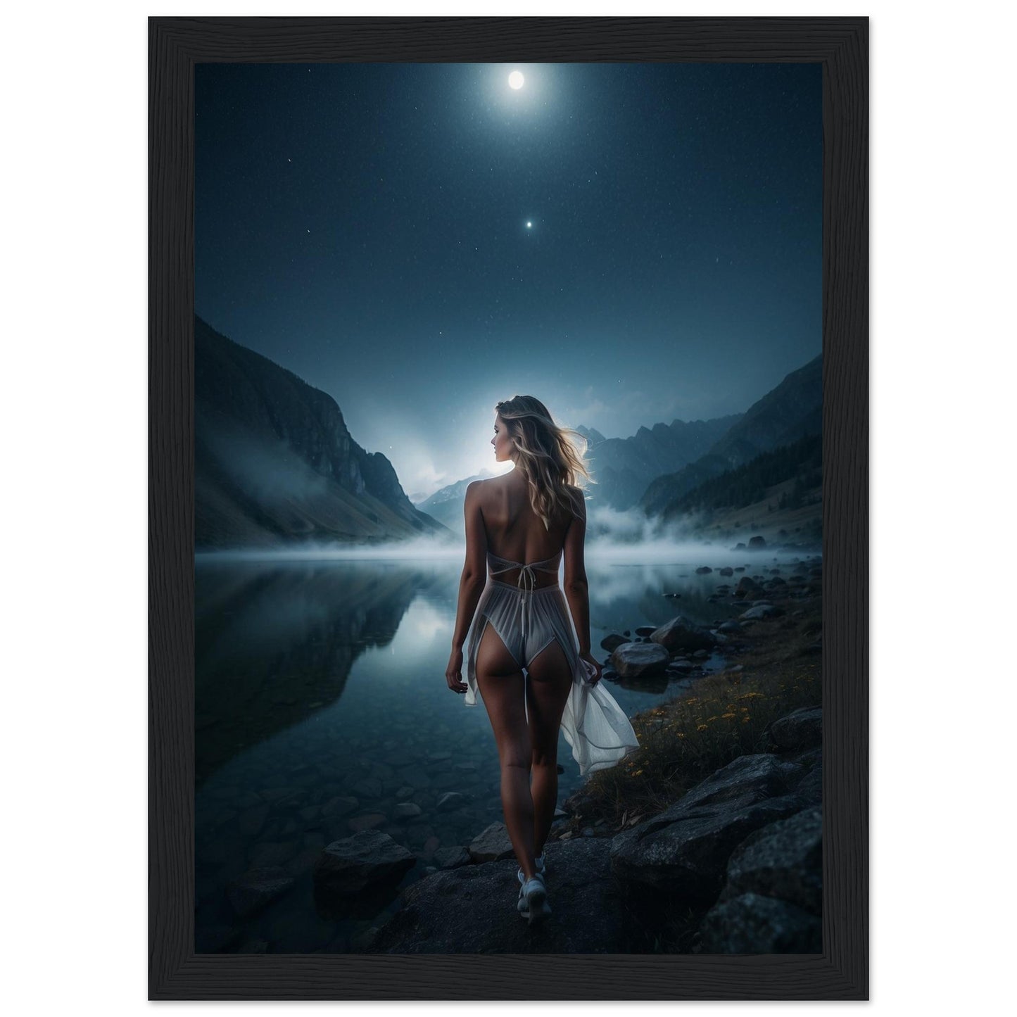 Premium Matte Paper Wooden Framed Poster