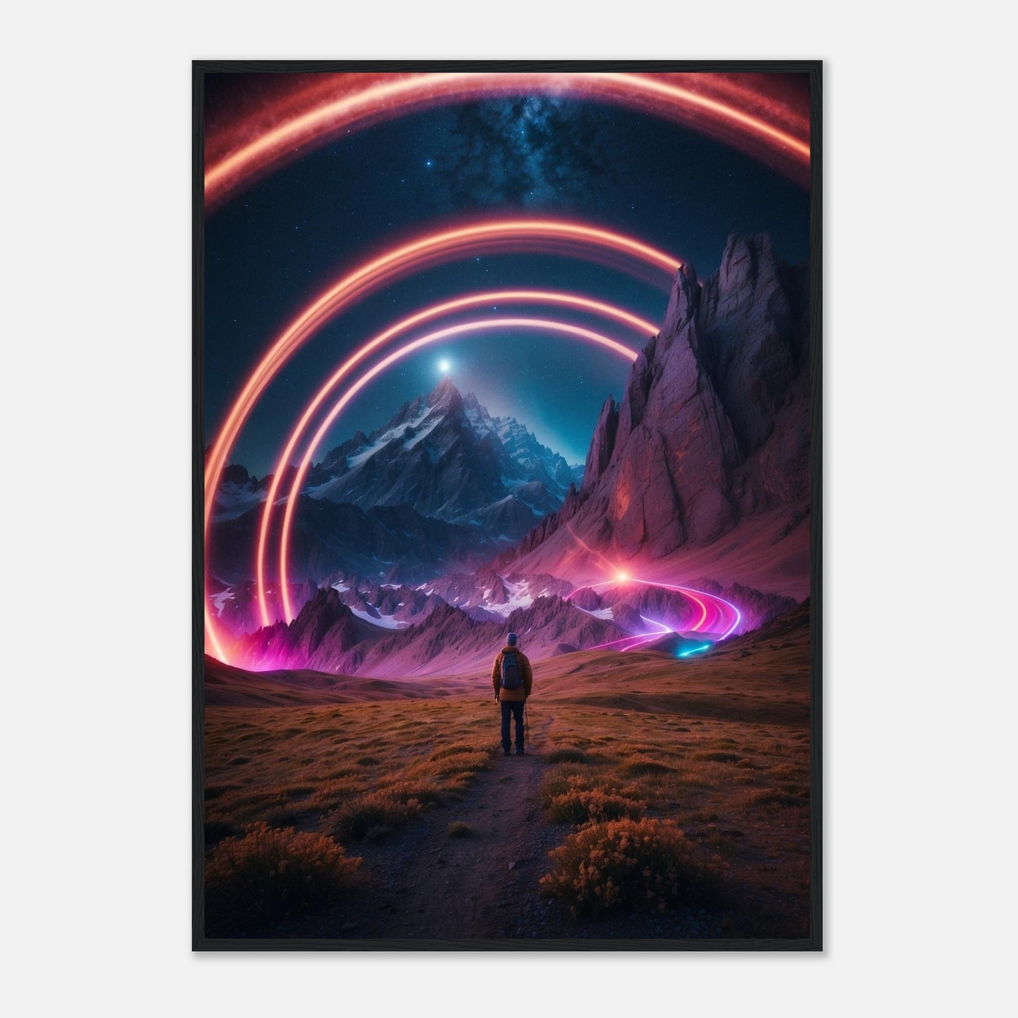Premium Matte Paper Wooden Framed Poster
