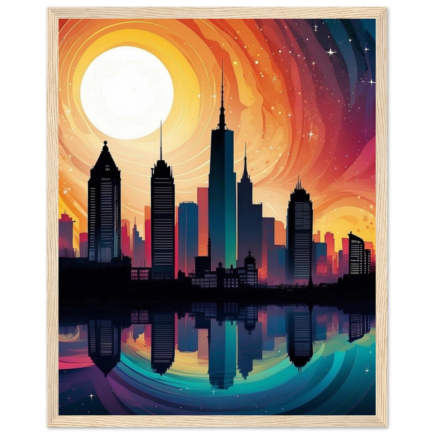 Premium Matte Paper Wooden Framed Poster