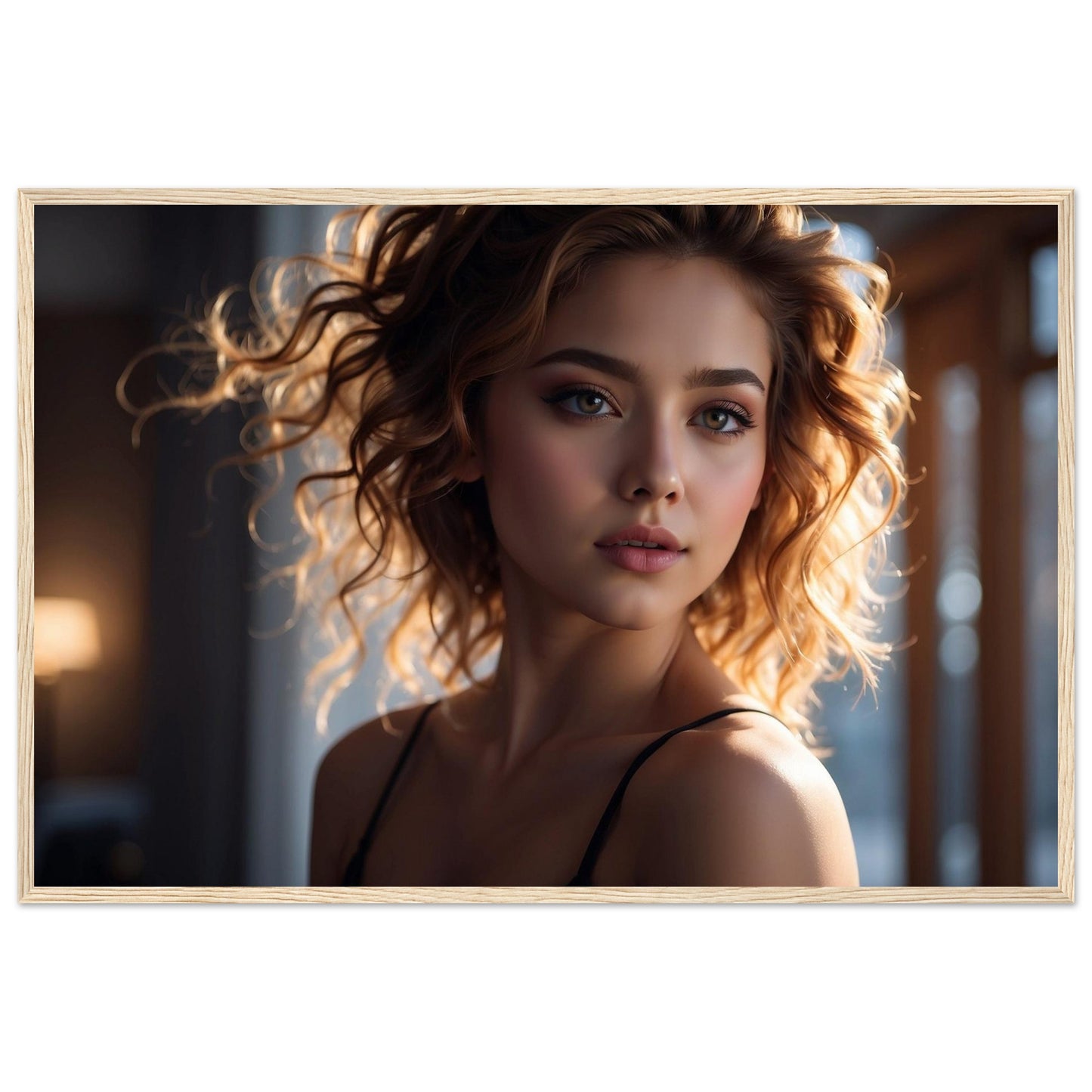 Premium Matte Paper Wooden Framed Poster