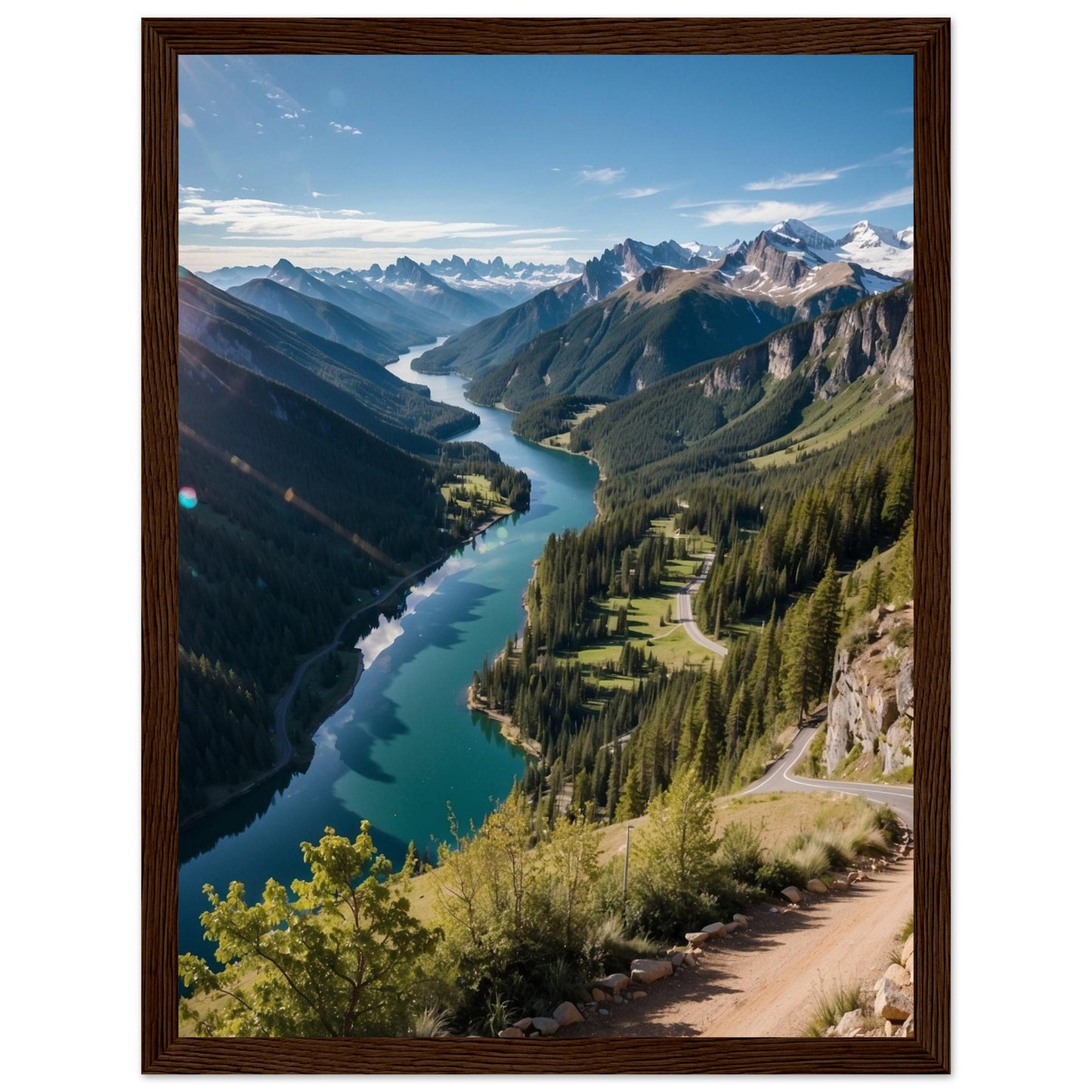 Premium Matte Paper Wooden Framed Poster