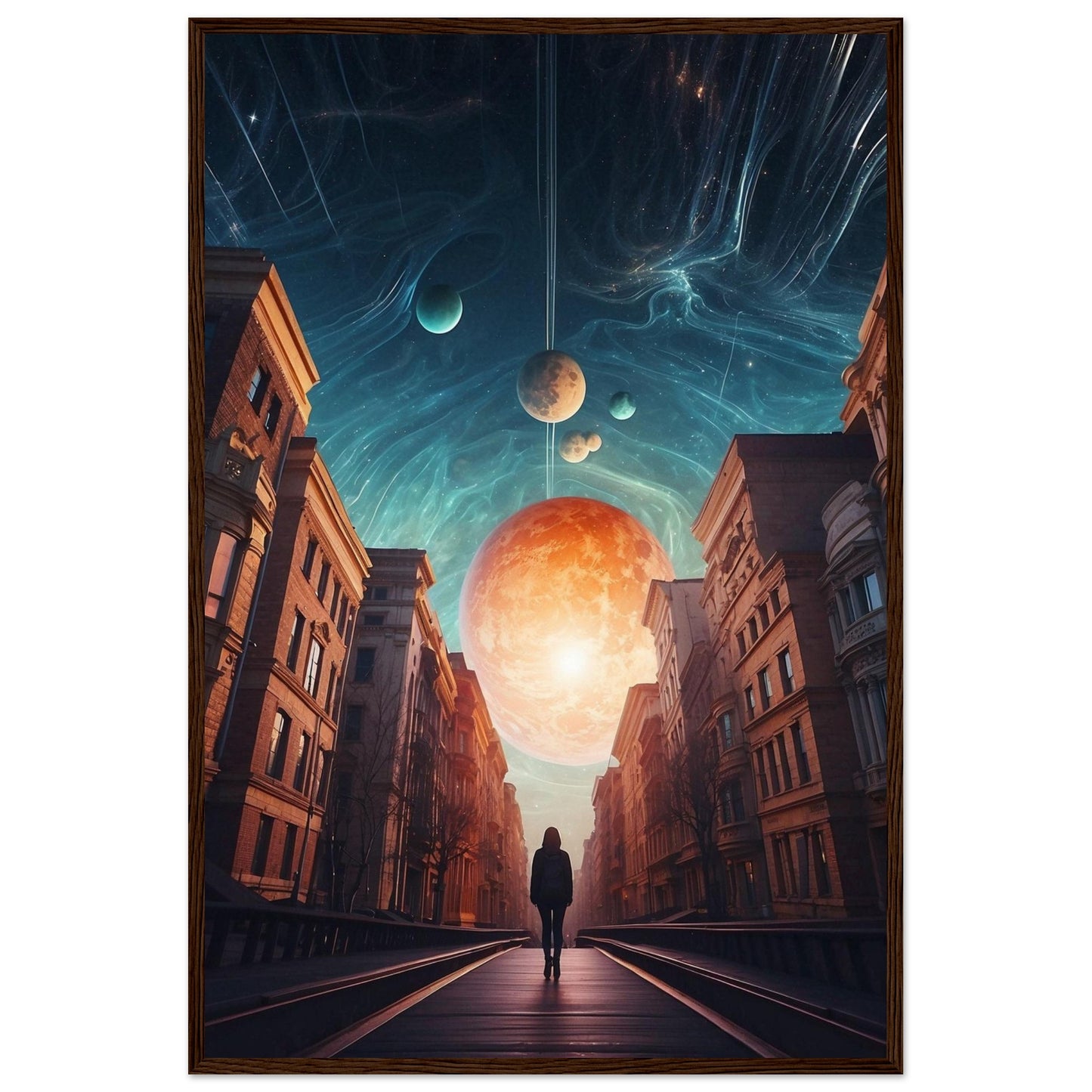 Premium Matte Paper Wooden Framed Poster