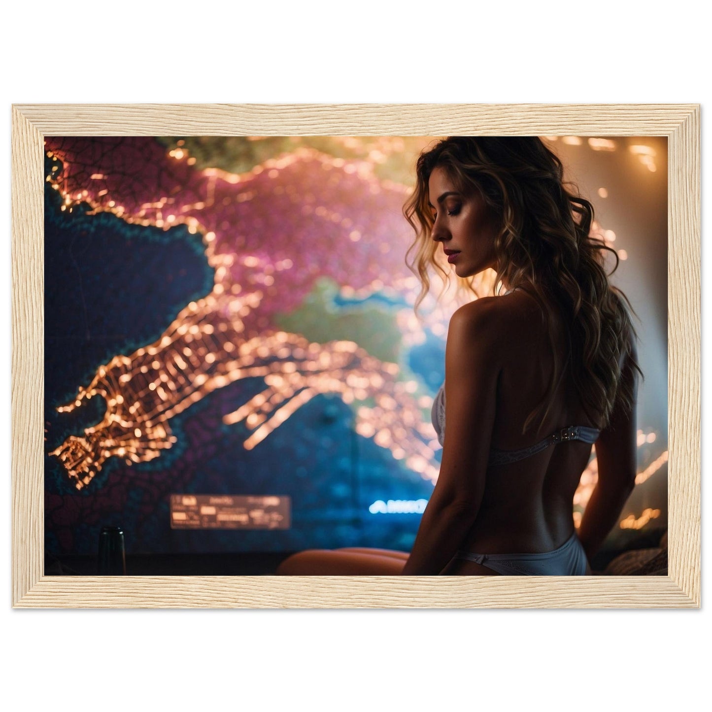 Premium Matte Paper Wooden Framed Poster