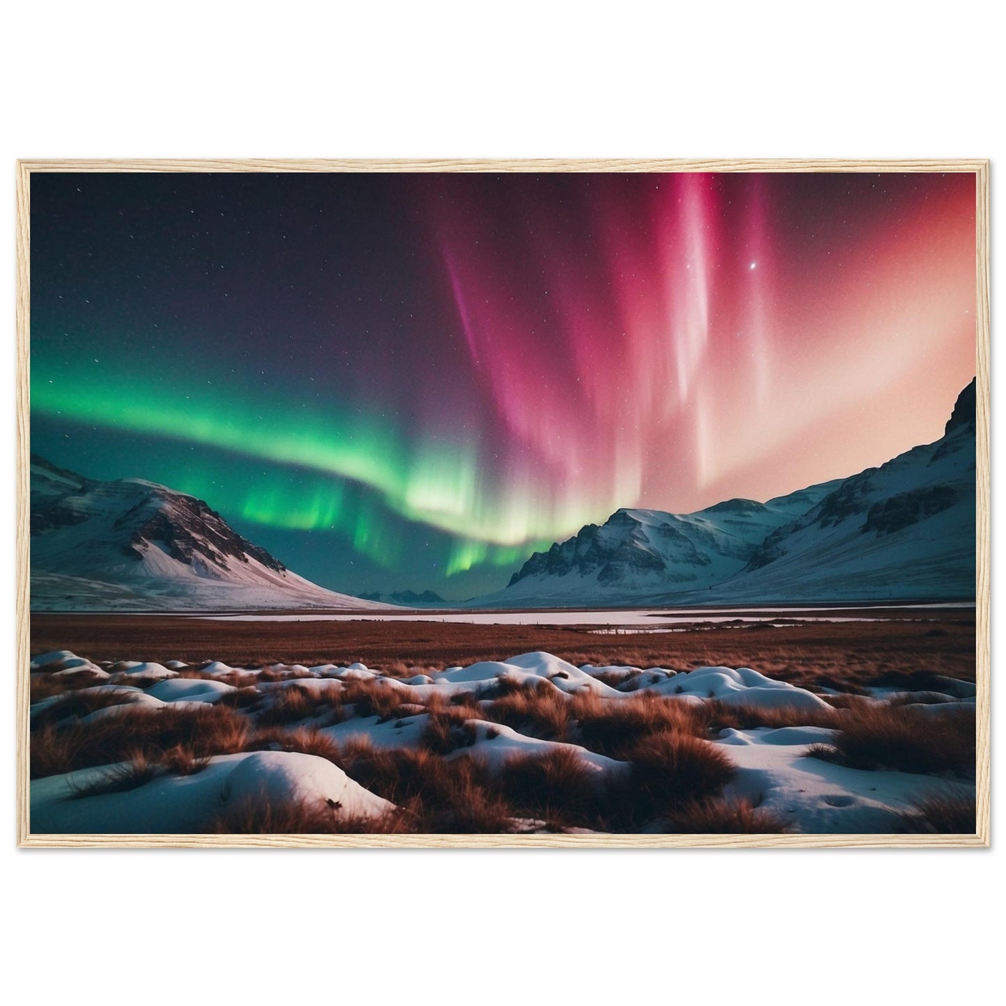 Premium Matte Paper Wooden Framed Poster