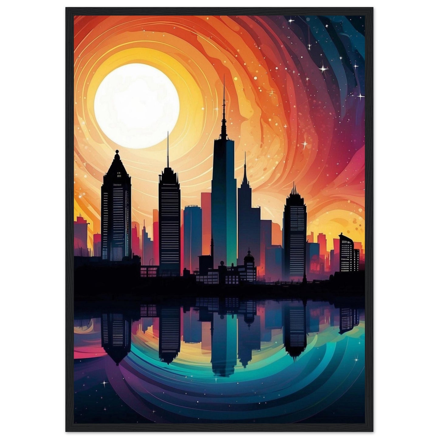Premium Matte Paper Wooden Framed Poster