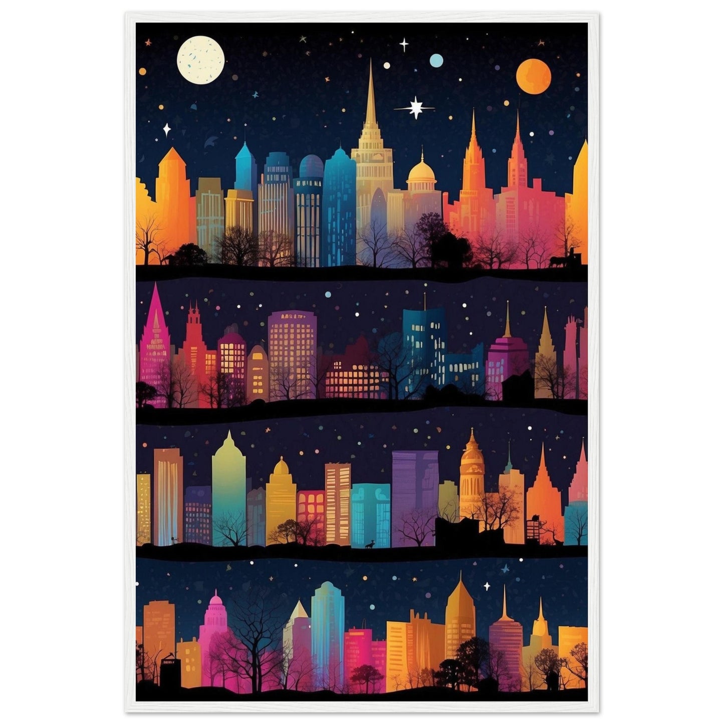 Premium Matte Paper Wooden Framed Poster
