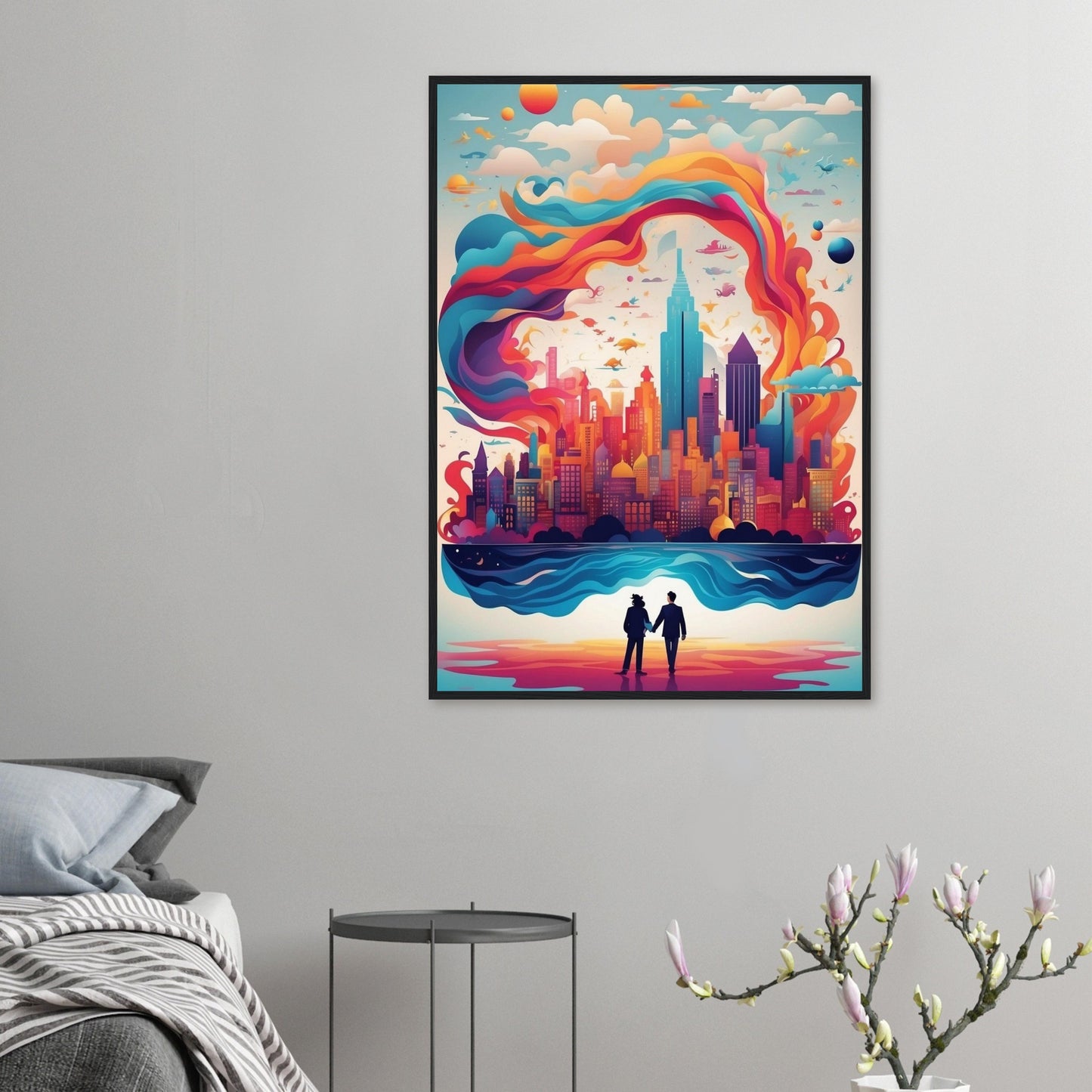 Premium Matte Paper Wooden Framed Poster