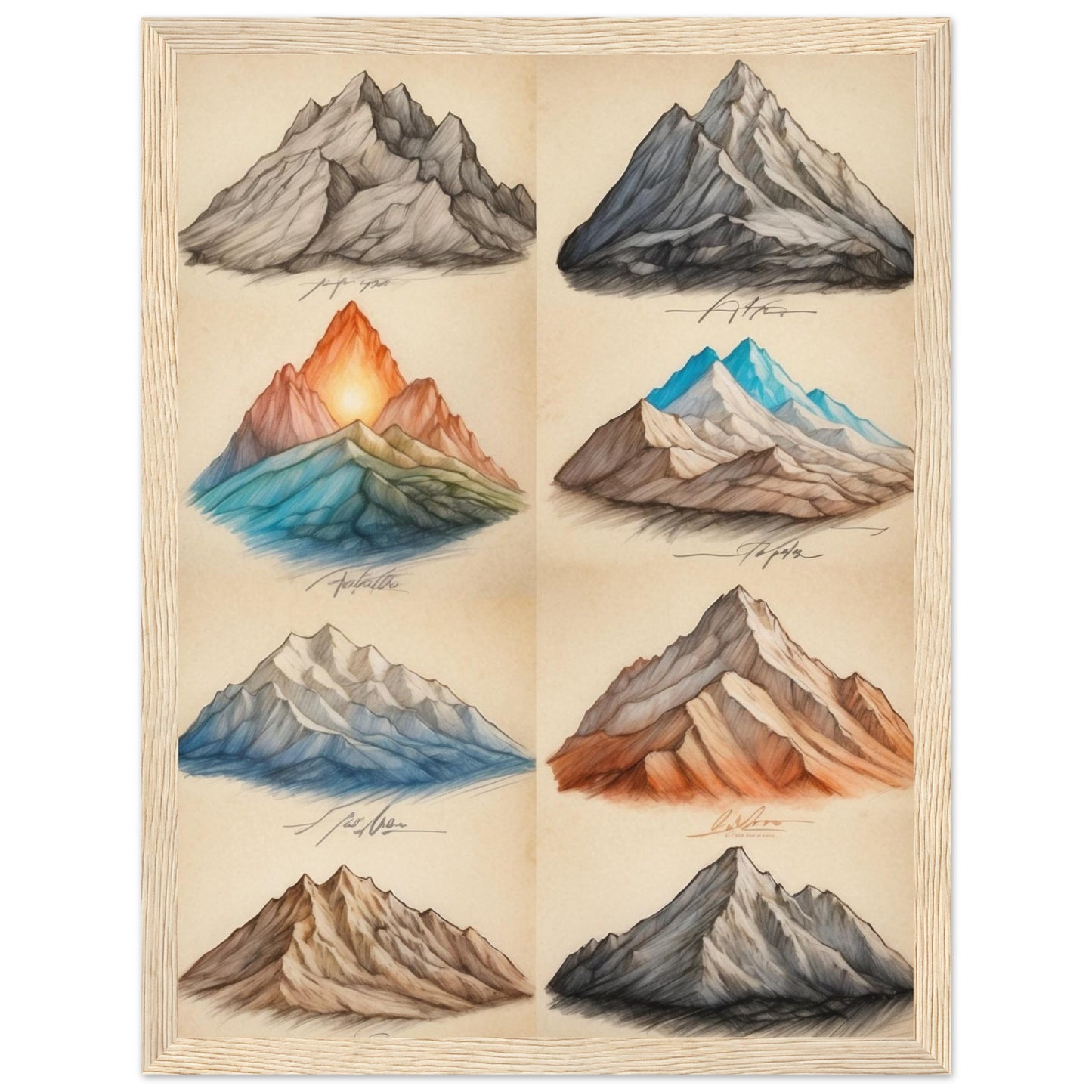 Premium Matte Paper Wooden Framed Poster
