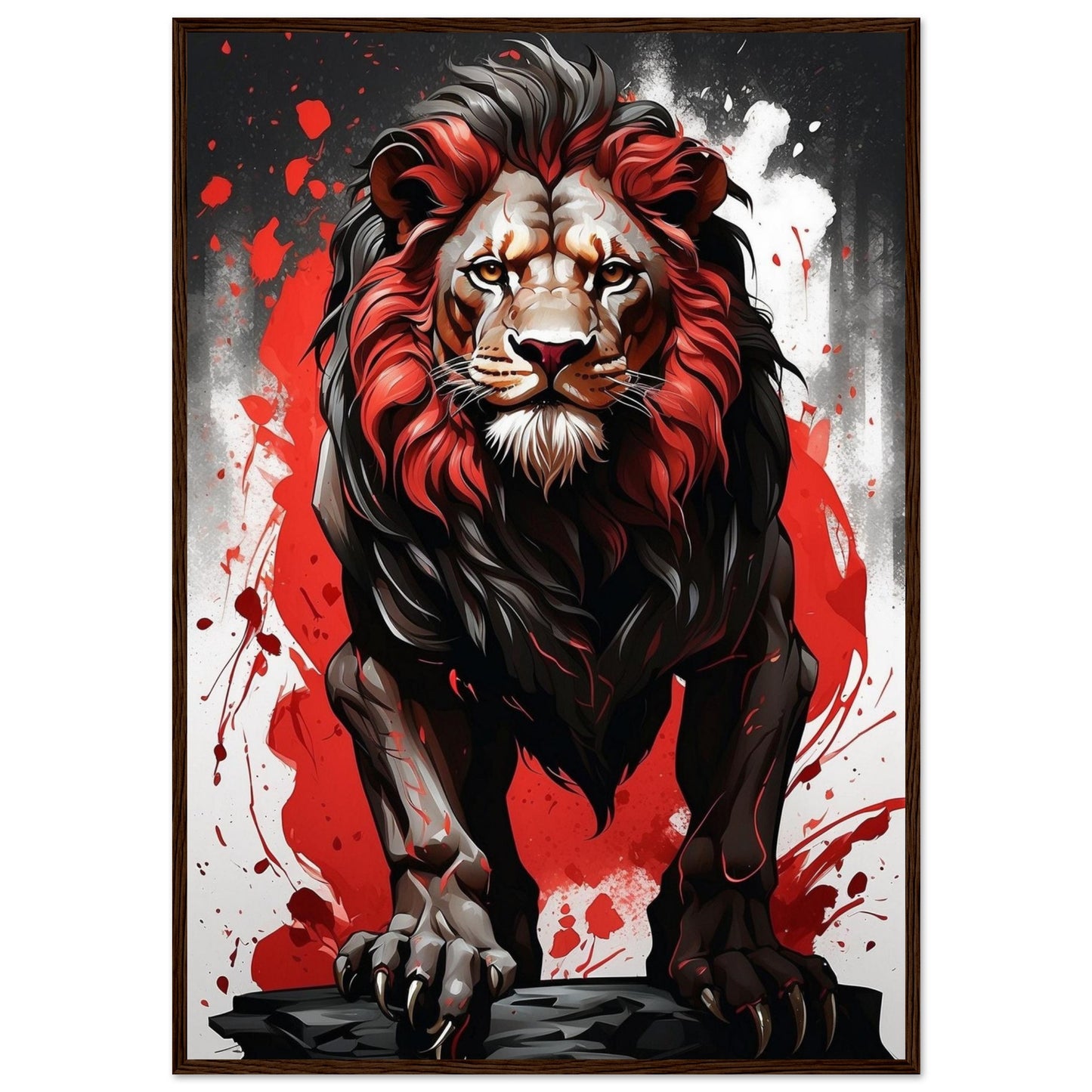 Premium Matte Paper Wooden Framed Poster