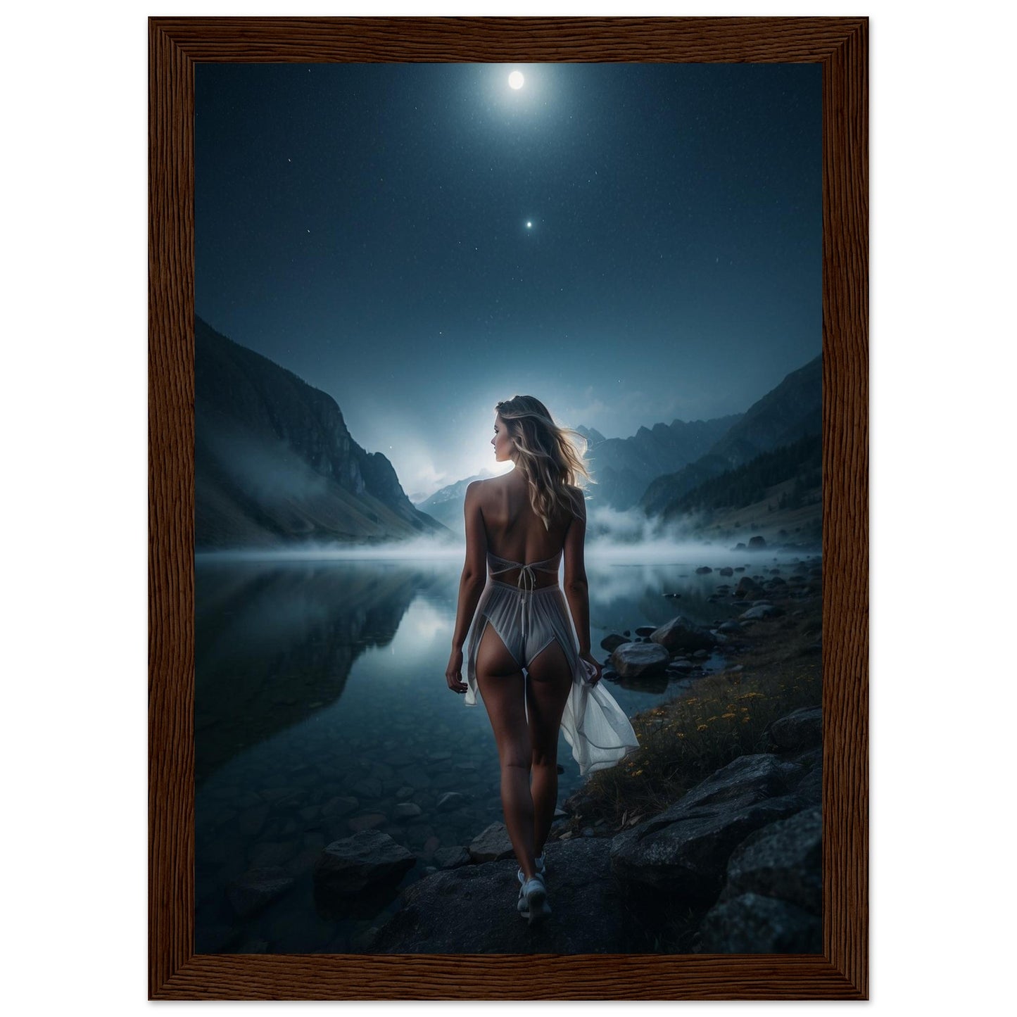 Premium Matte Paper Wooden Framed Poster