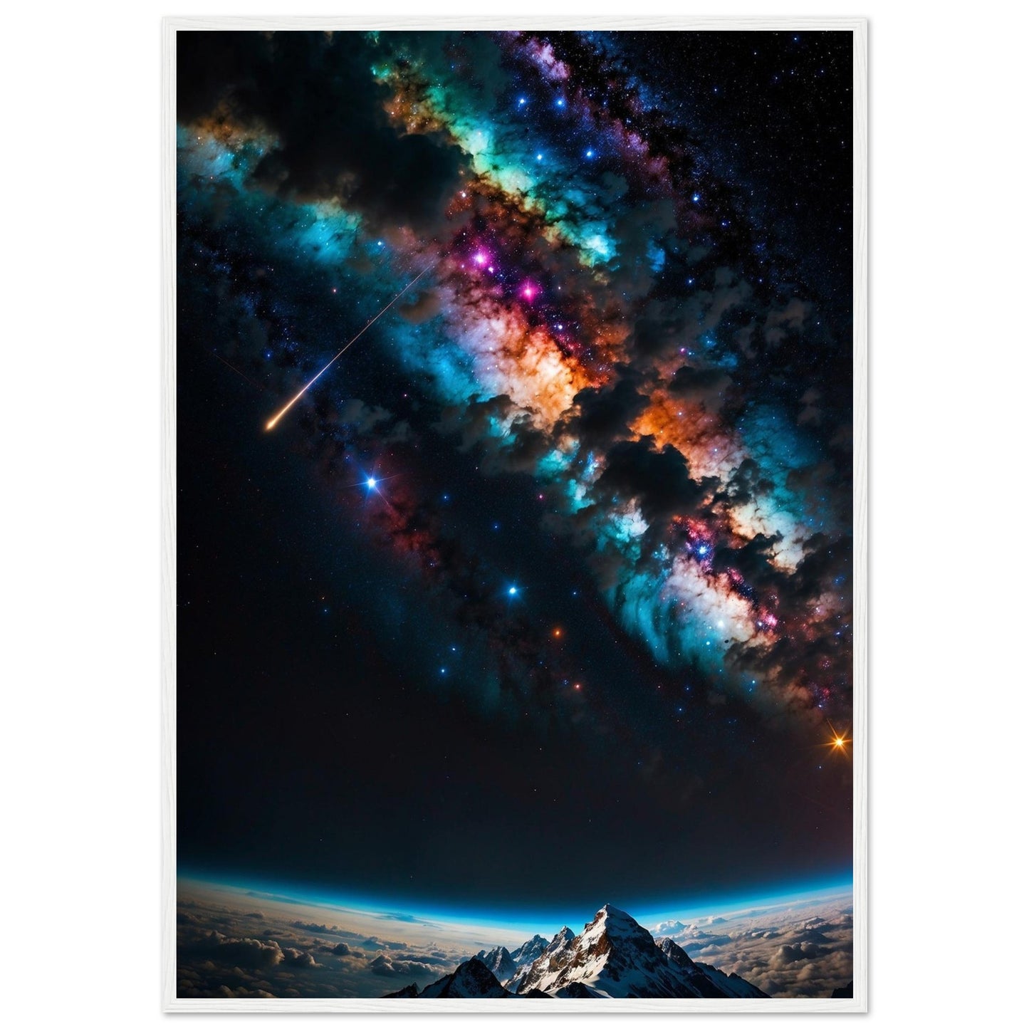 Premium Matte Paper Wooden Framed Poster