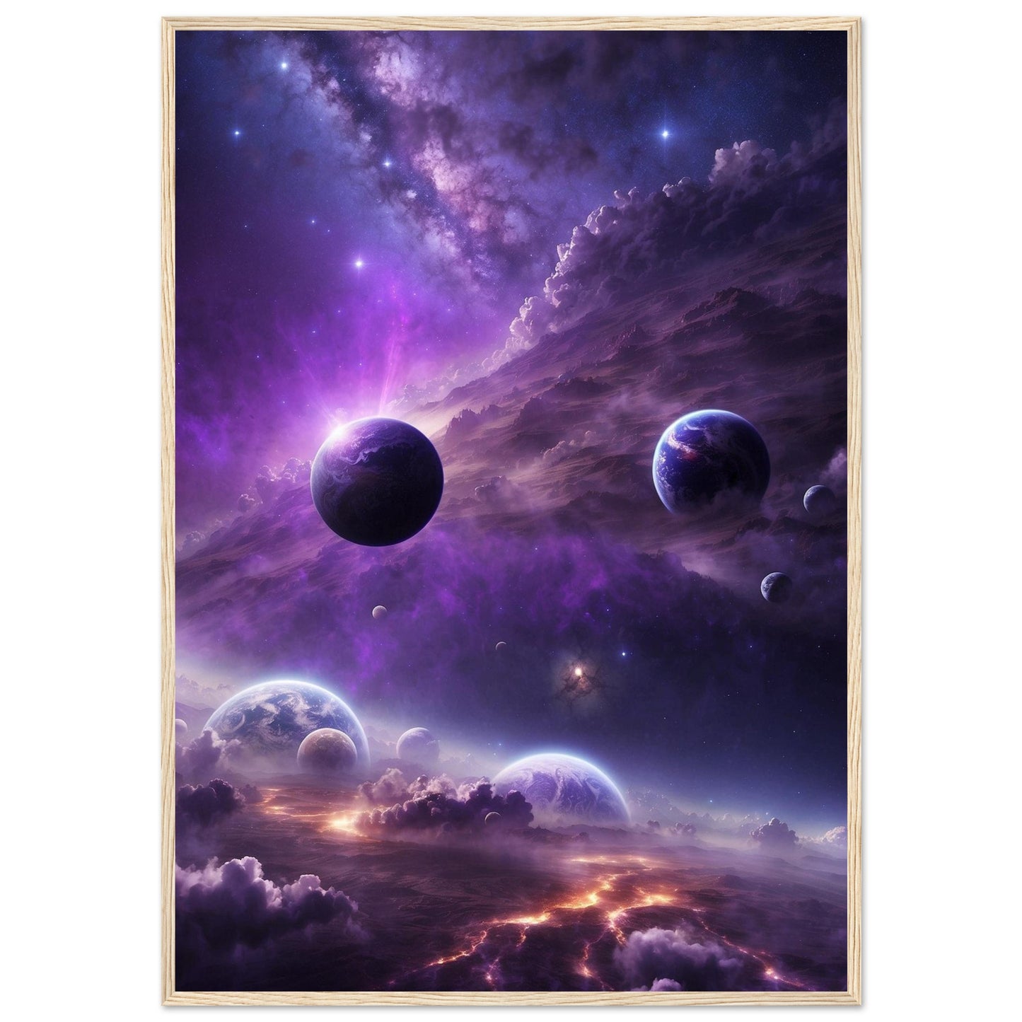 Premium Matte Paper Wooden Framed Poster