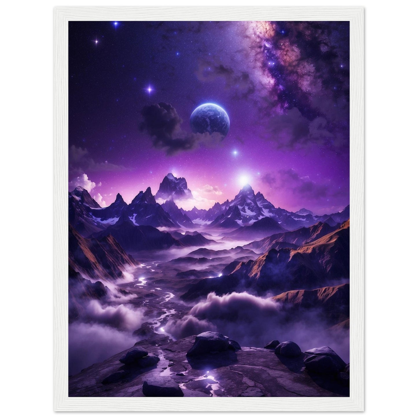 Premium Matte Paper Wooden Framed Poster