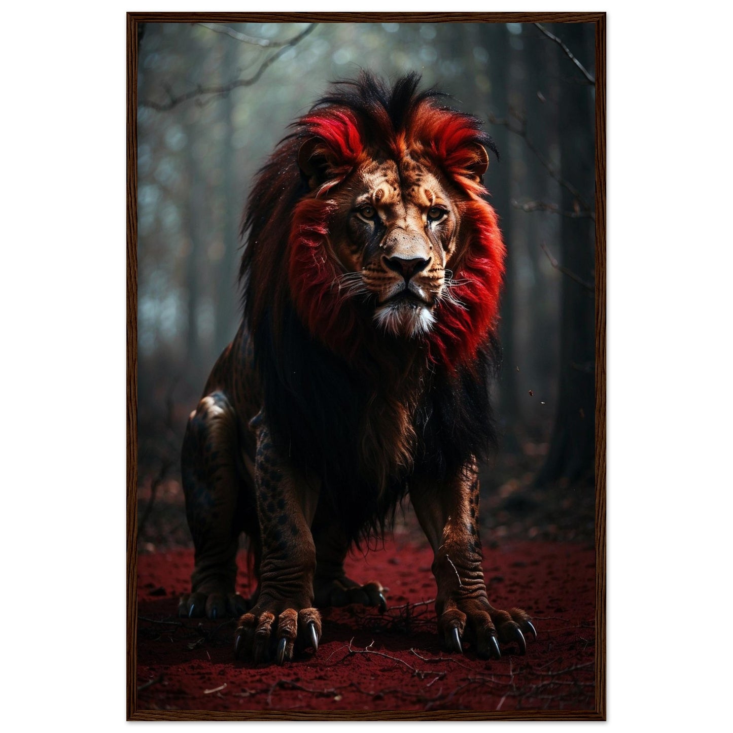 Premium Matte Paper Wooden Framed Poster