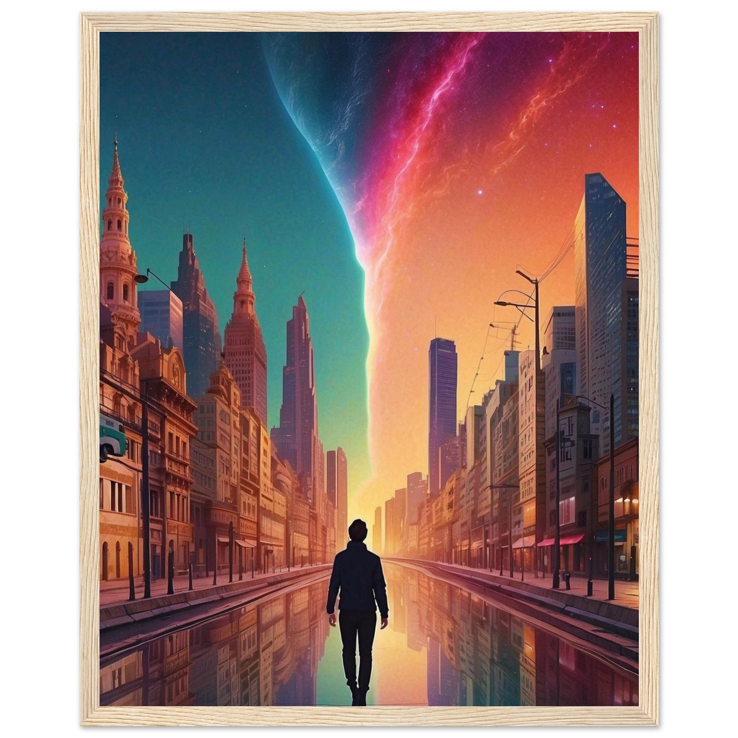Premium Matte Paper Wooden Framed Poster