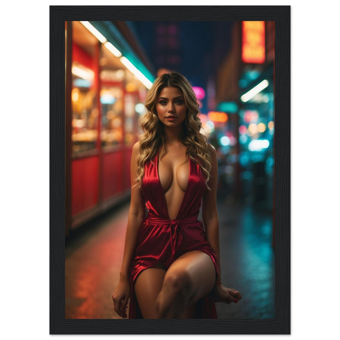 Premium Matte Paper Wooden Framed Poster