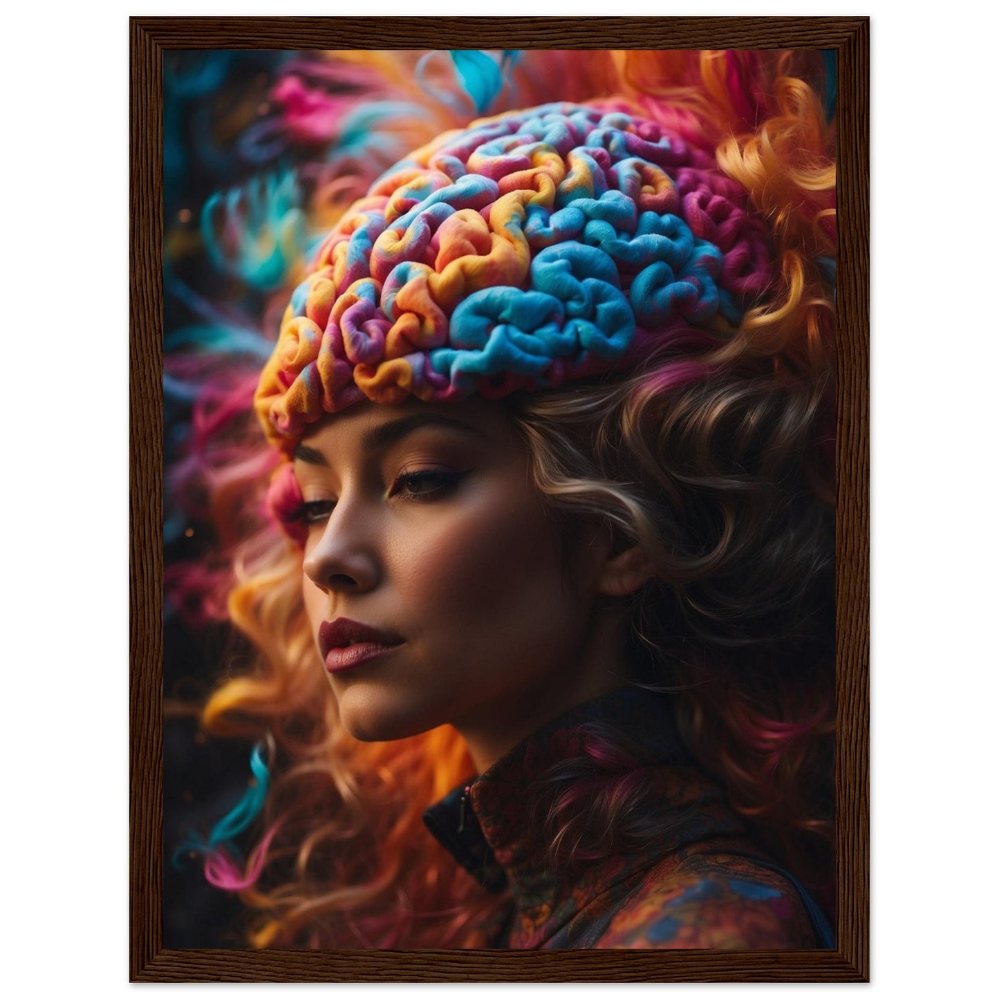 Premium Matte Paper Wooden Framed Poster