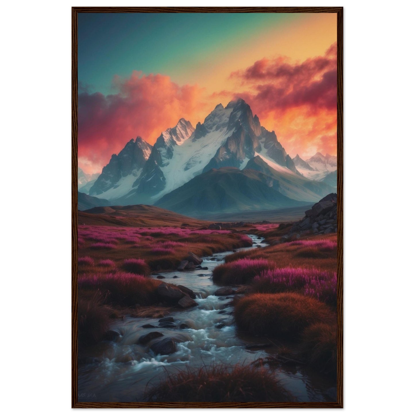 Premium Matte Paper Wooden Framed Poster