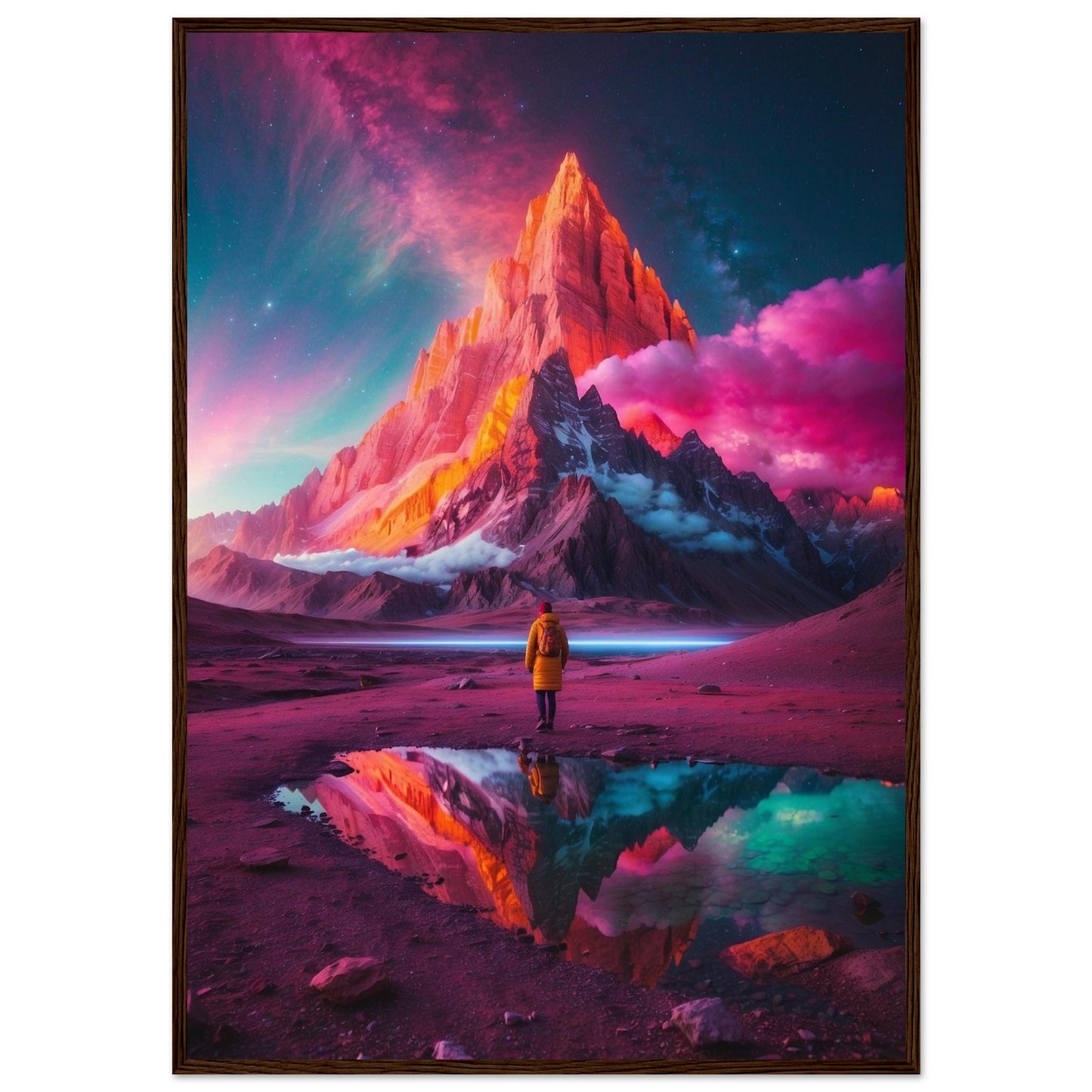 Premium Matte Paper Wooden Framed Poster