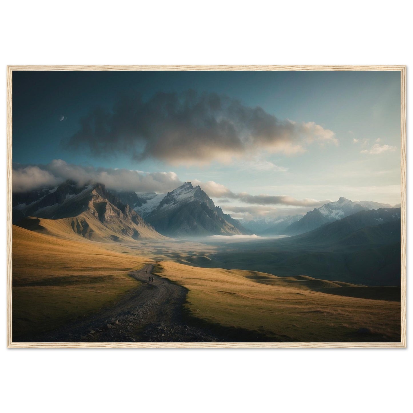 Premium Matte Paper Wooden Framed Poster