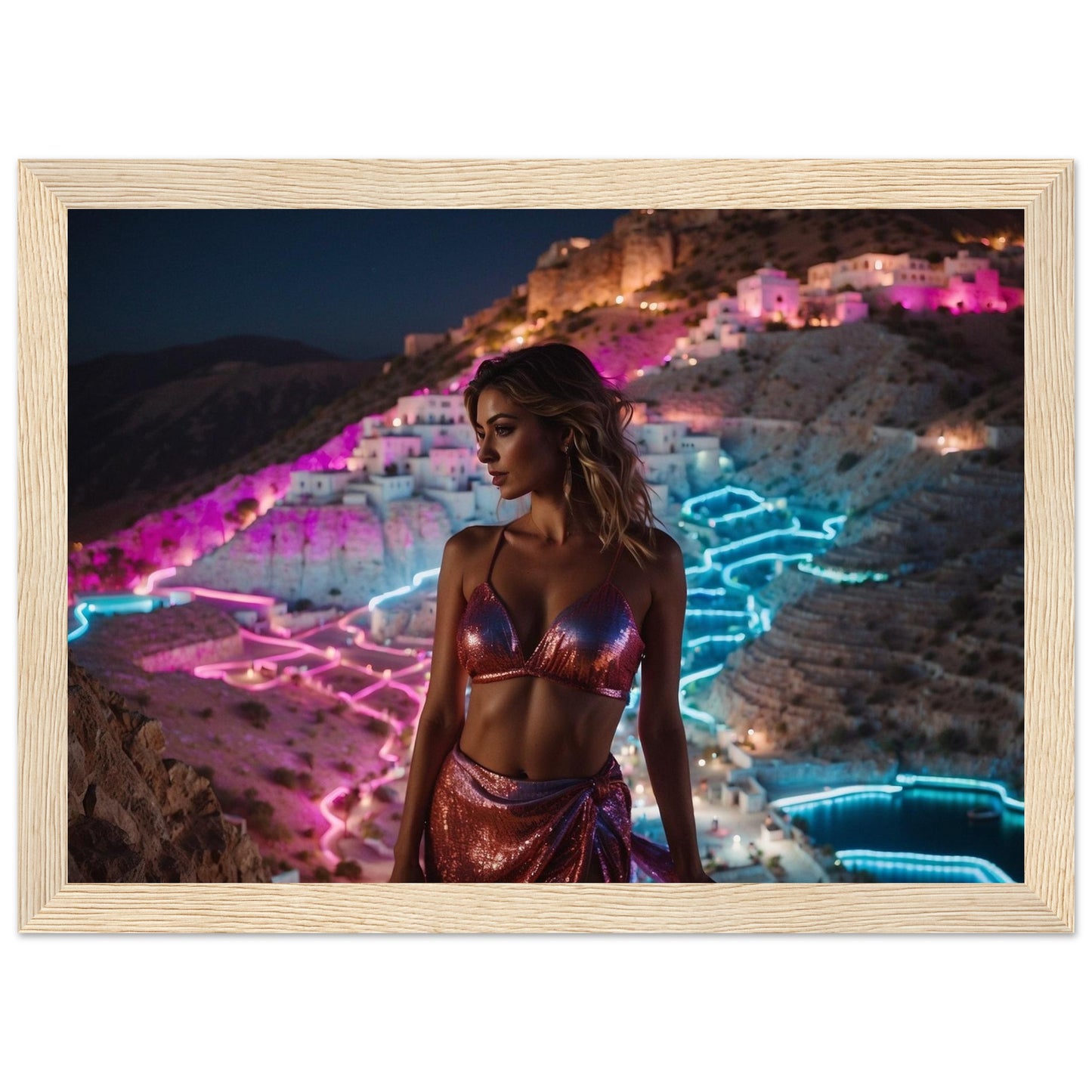 Premium Matte Paper Wooden Framed Poster